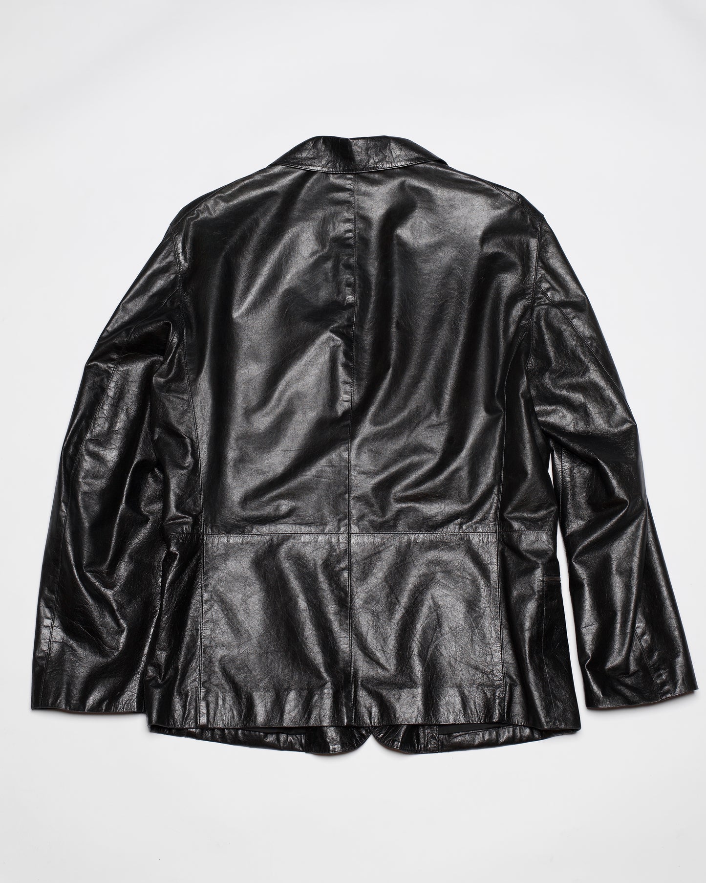 Jil Sander by Raf Simons Leather Blazer