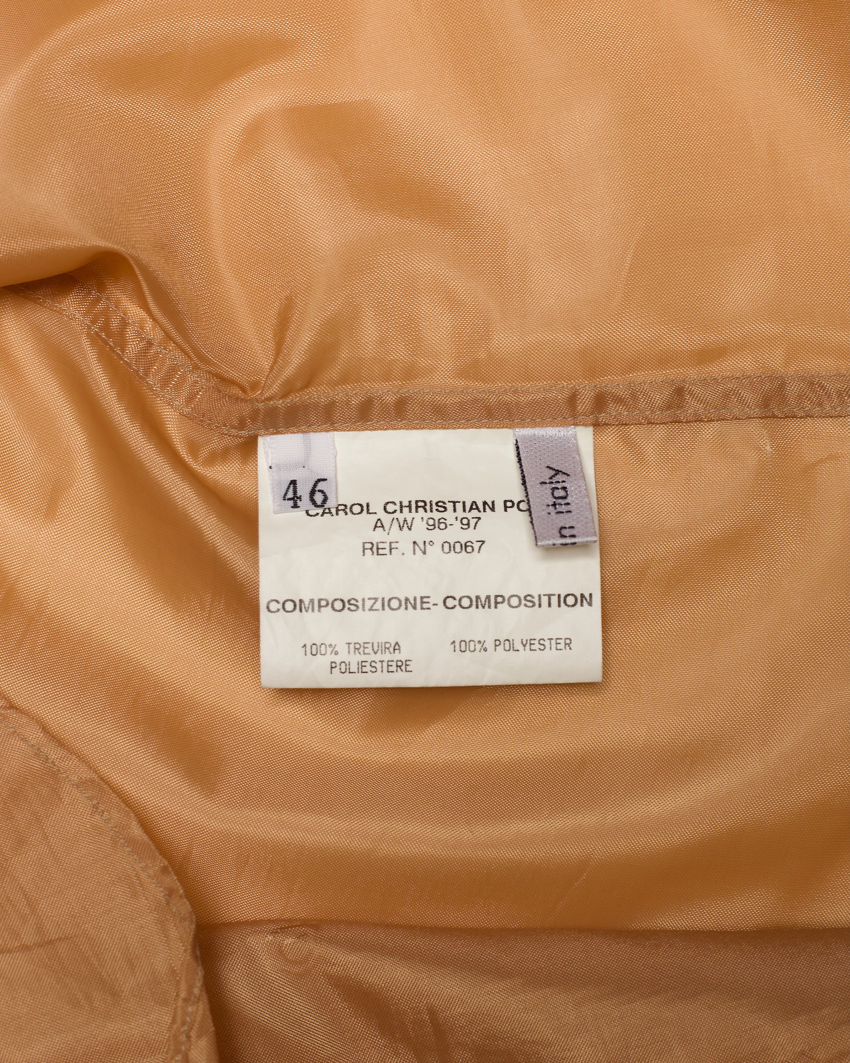 Carol Christian Poell Autumn-Winter 1996/97 'Dermatographism