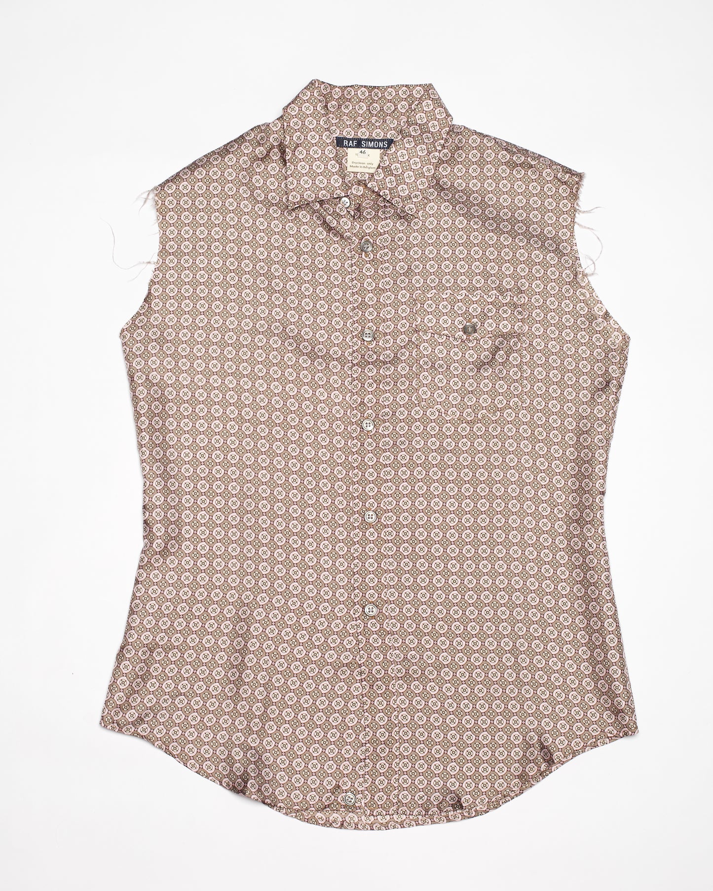 Raf Simons Spring-Summer 1997 'Teenage Summercamp' Cut-Off Shirt