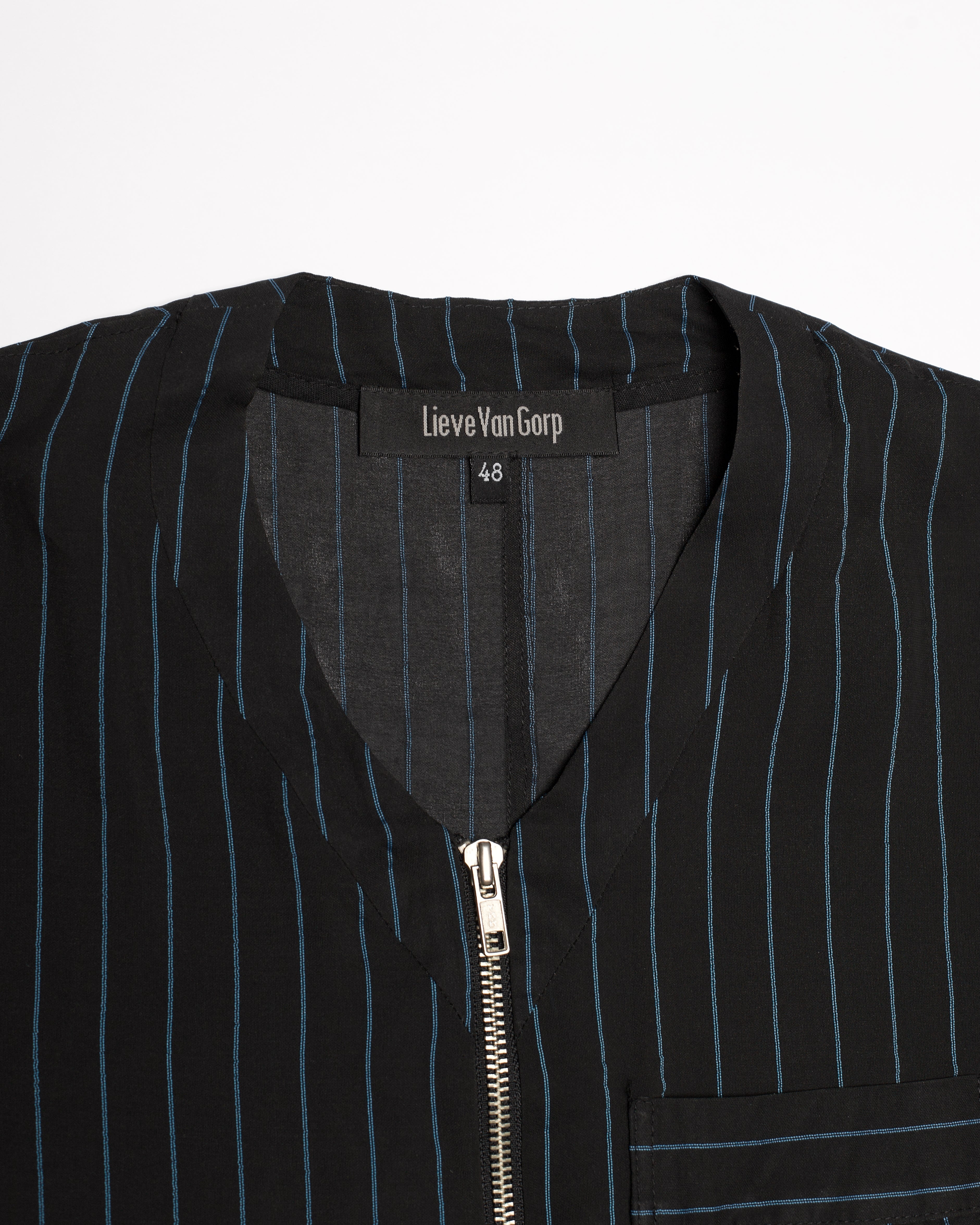 Lieve Van Gorp 90s Pinstripe Top – Hellish Materials