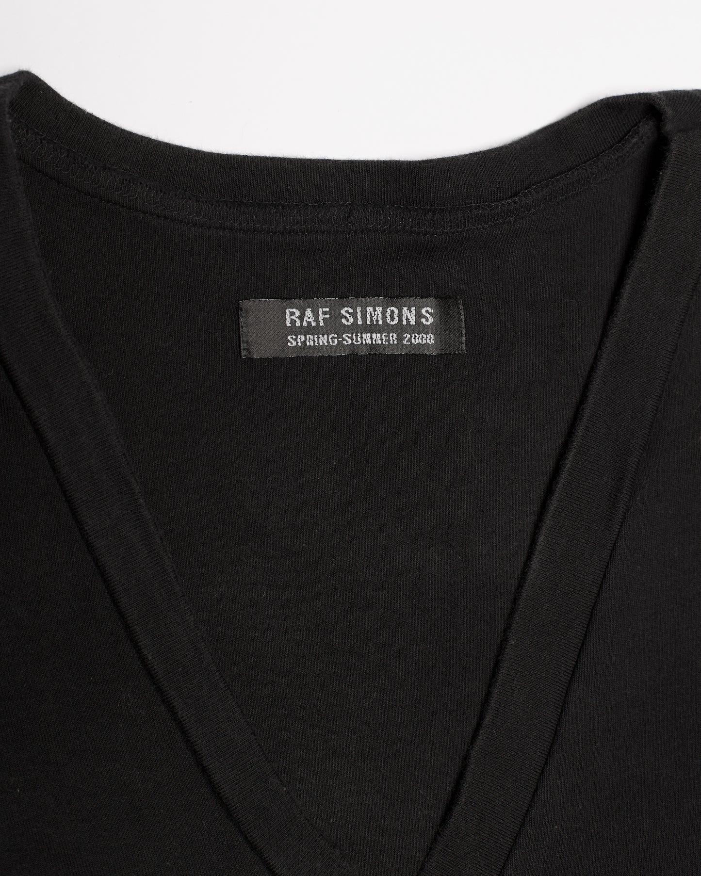 Raf Simons Spring-Summer 2000 Square V Neck Sleeveless Top