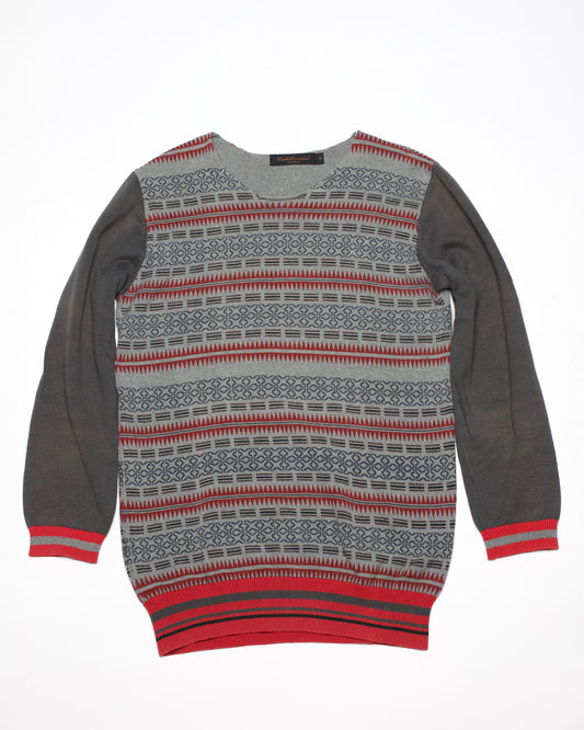 Undercover Spring-Summer 2003 'SCAB' Giz Print Sweater