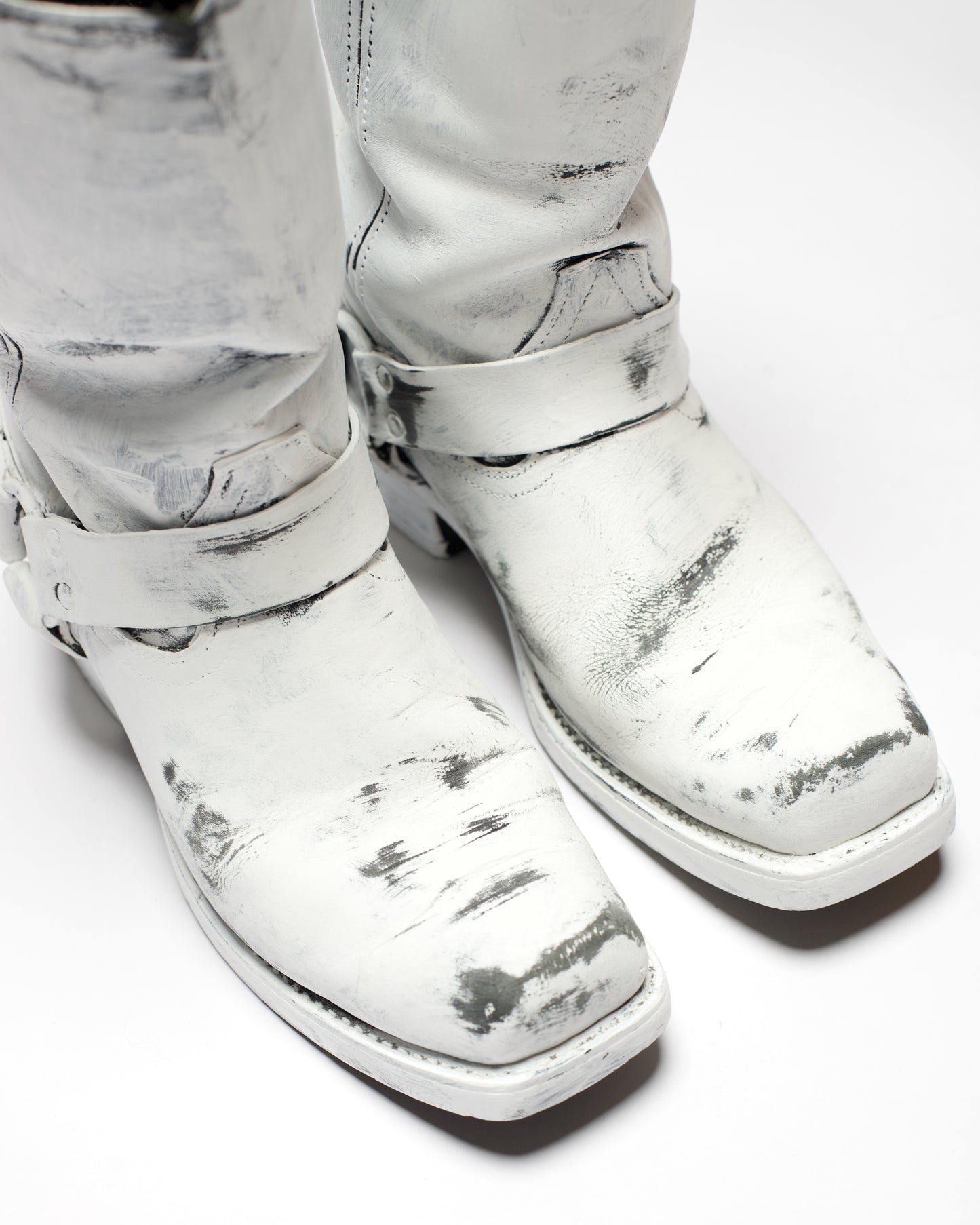 复古彩绘 Frye 工程师靴