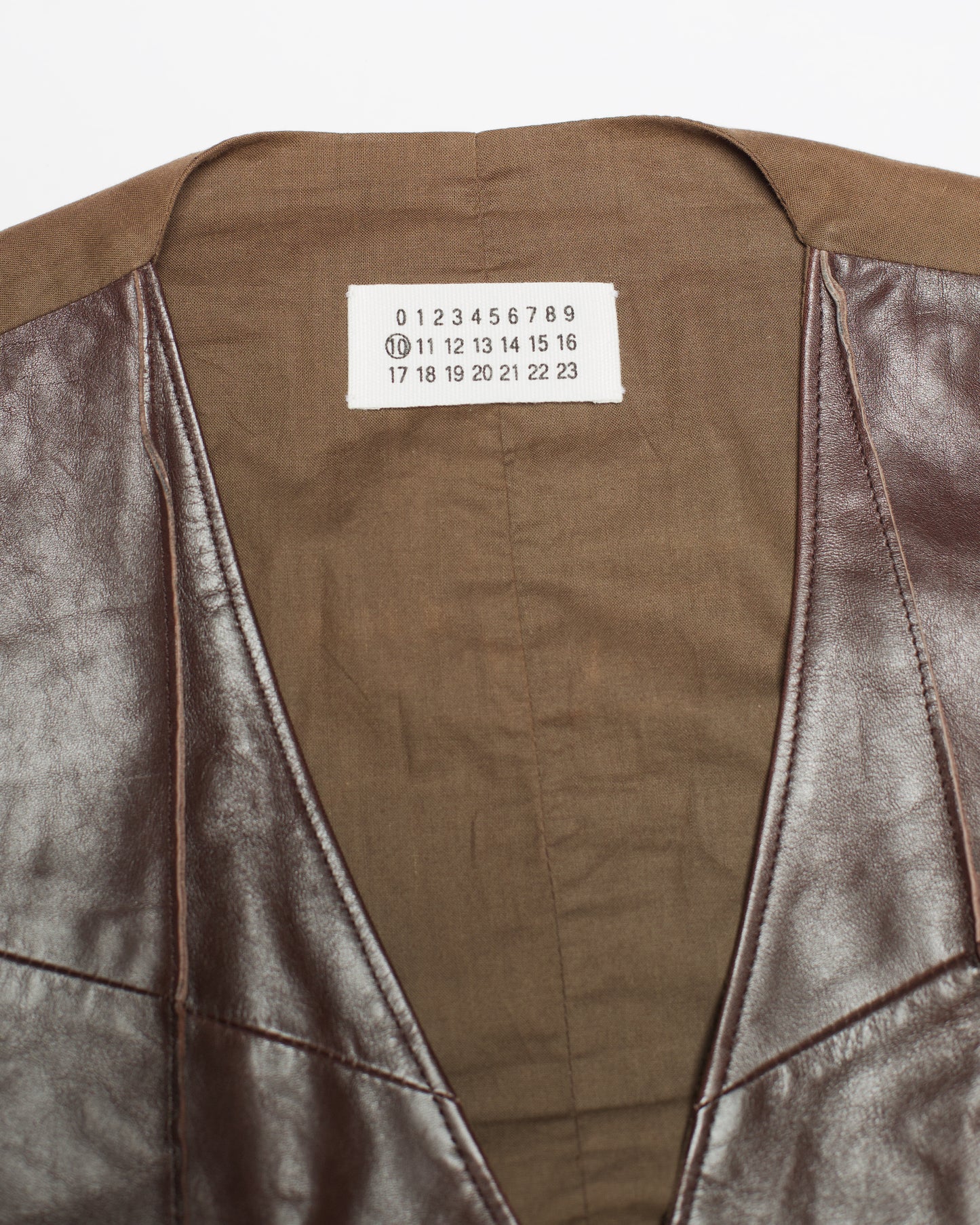 Martin Margiela Autumn-Winter 1999/00 Leather Vest