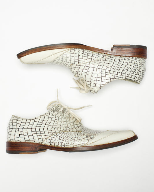 Junya Watanabe Textured Leather Oxfords