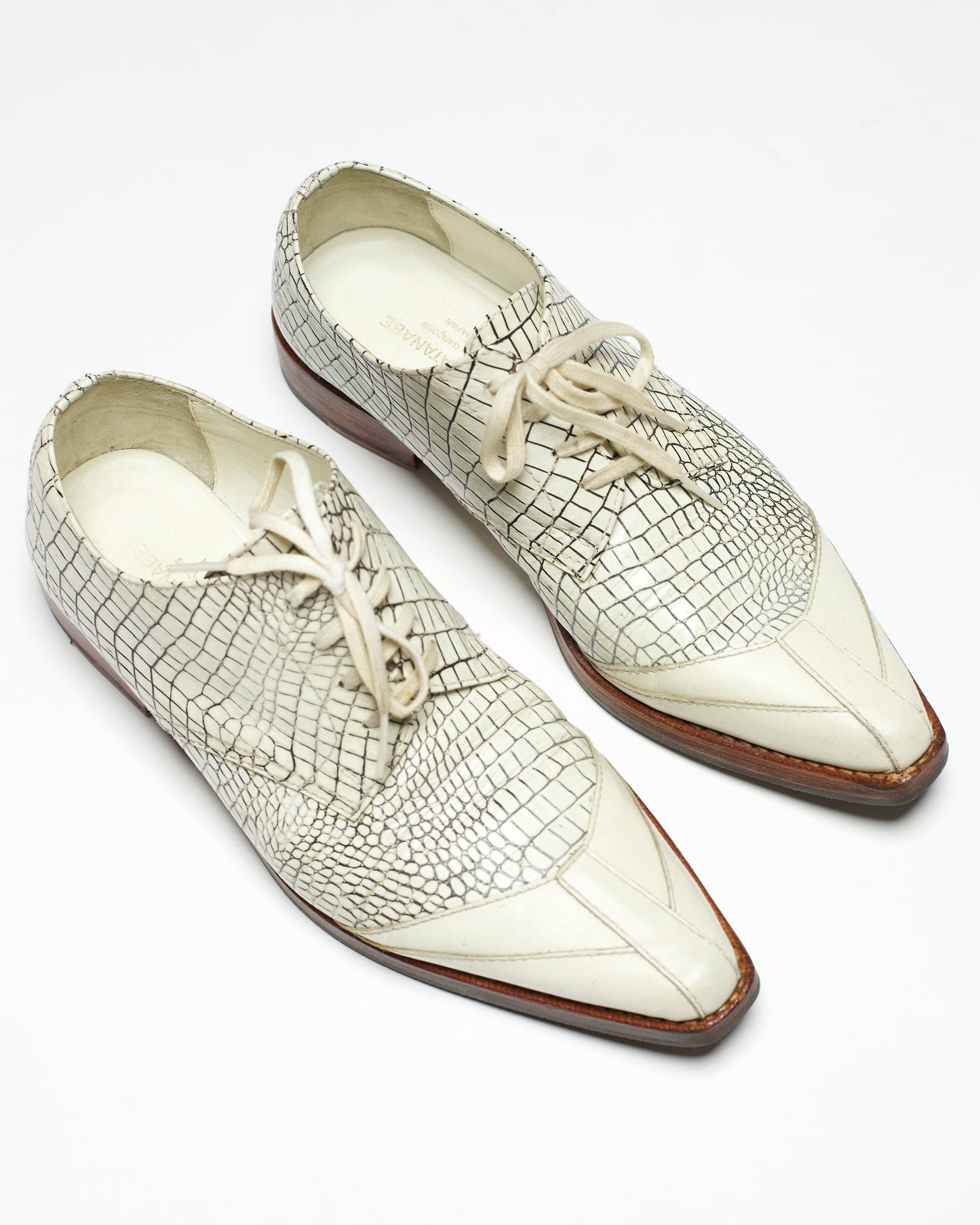 Junya Watanabe Textured Leather Oxfords