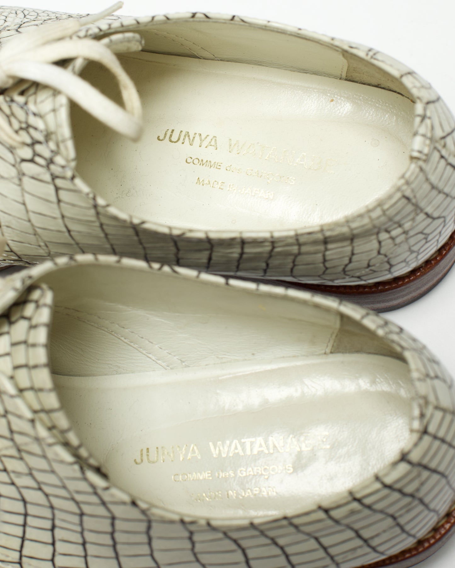 Junya Watanabe Textured Leather Oxfords