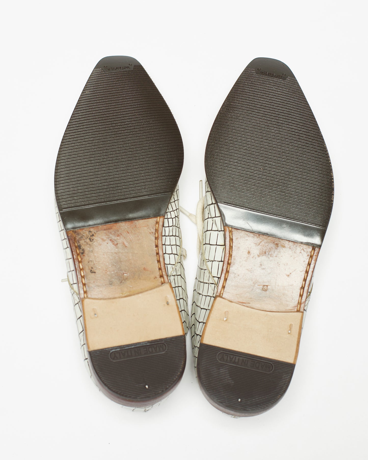 Junya Watanabe Textured Leather Oxfords