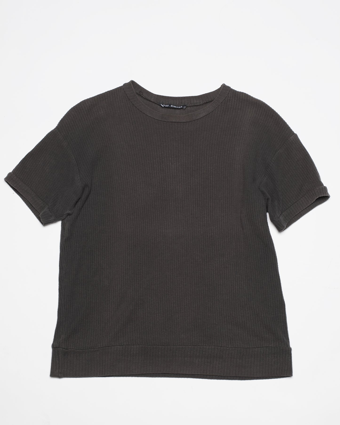 Raf Simons Blue Tag Ribbed Top