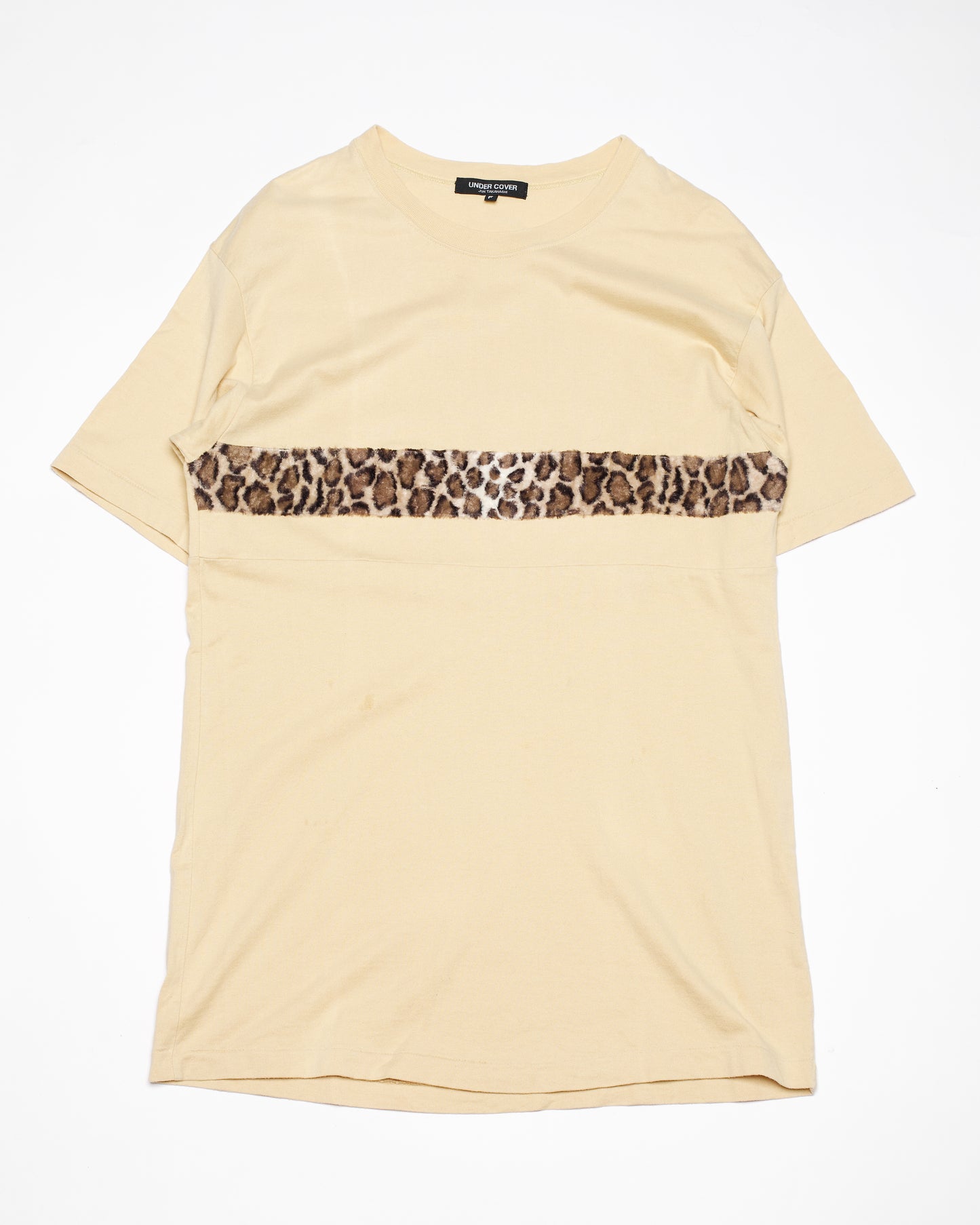 Undercover Spring-Summer 1995 Leopard Print Strip Shirt