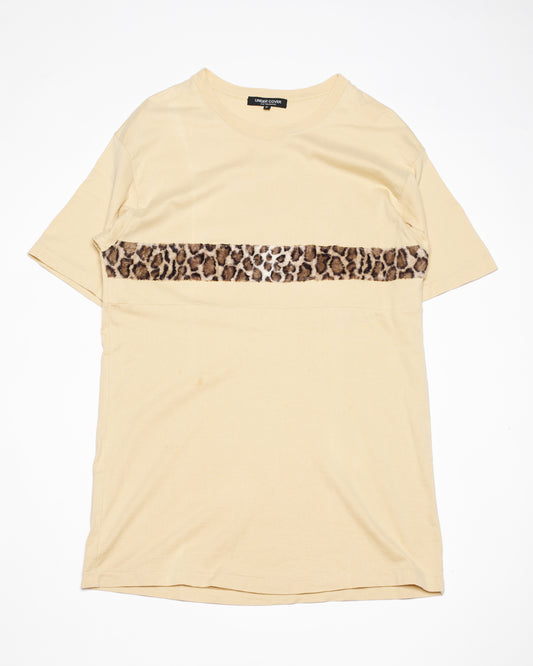 Undercover Spring-Summer 1995 Leopard Print Strip Shirt