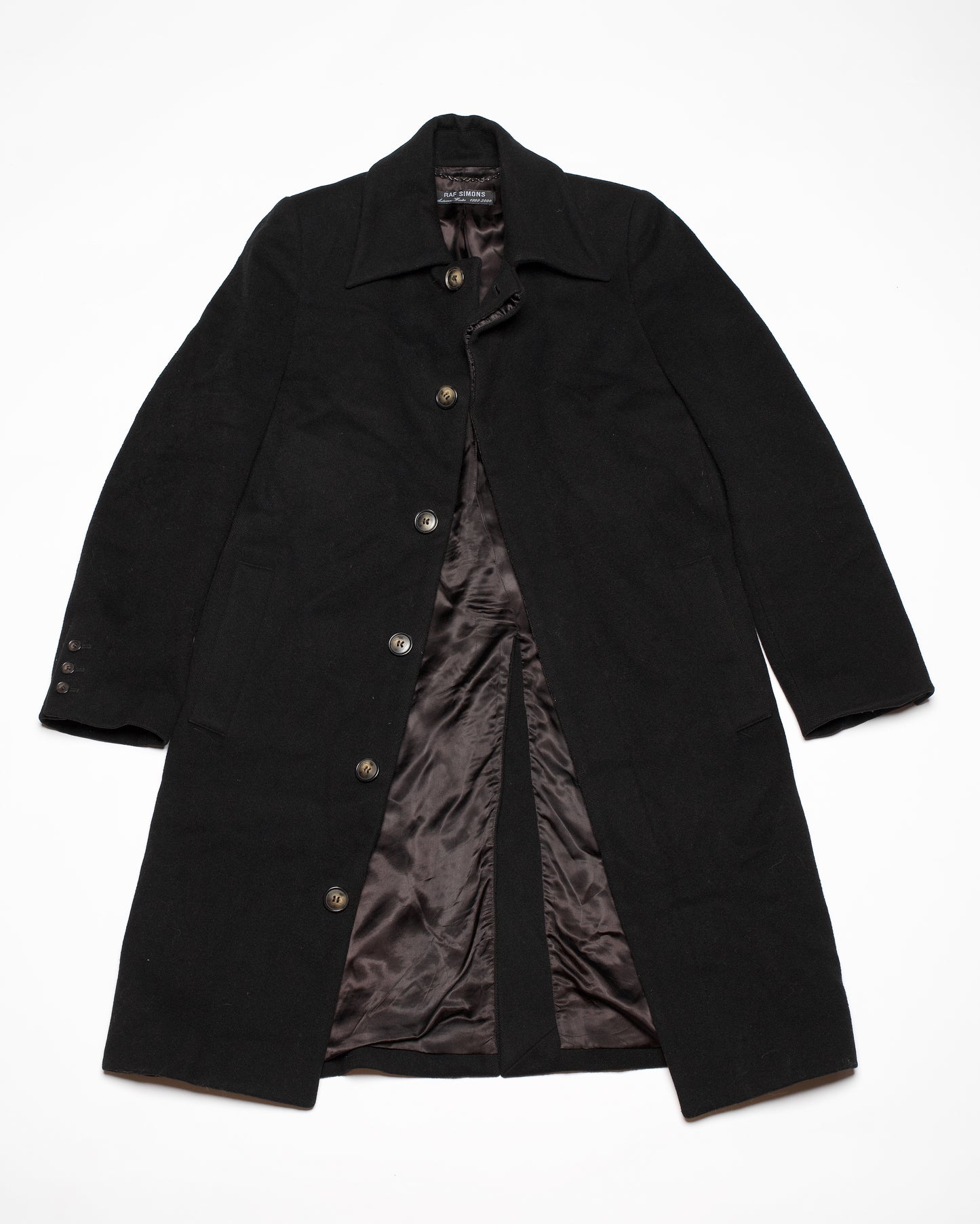 Raf Simons Autumn-Winter 1999/00 'Disorder - Incubation - Isolation' Wool Trench Coat