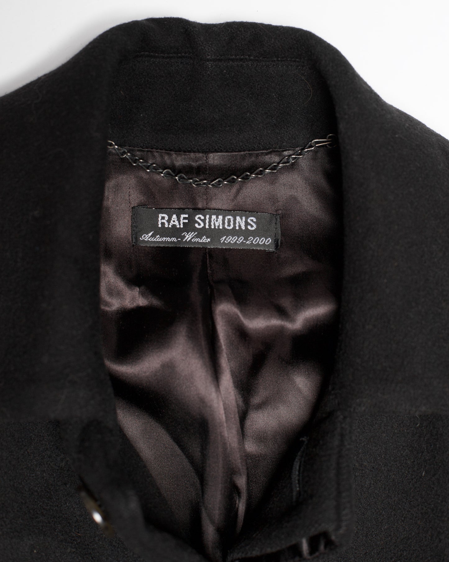 Raf Simons Autumn-Winter 1999/00 'Disorder - Incubation - Isolation' Wool Trench Coat