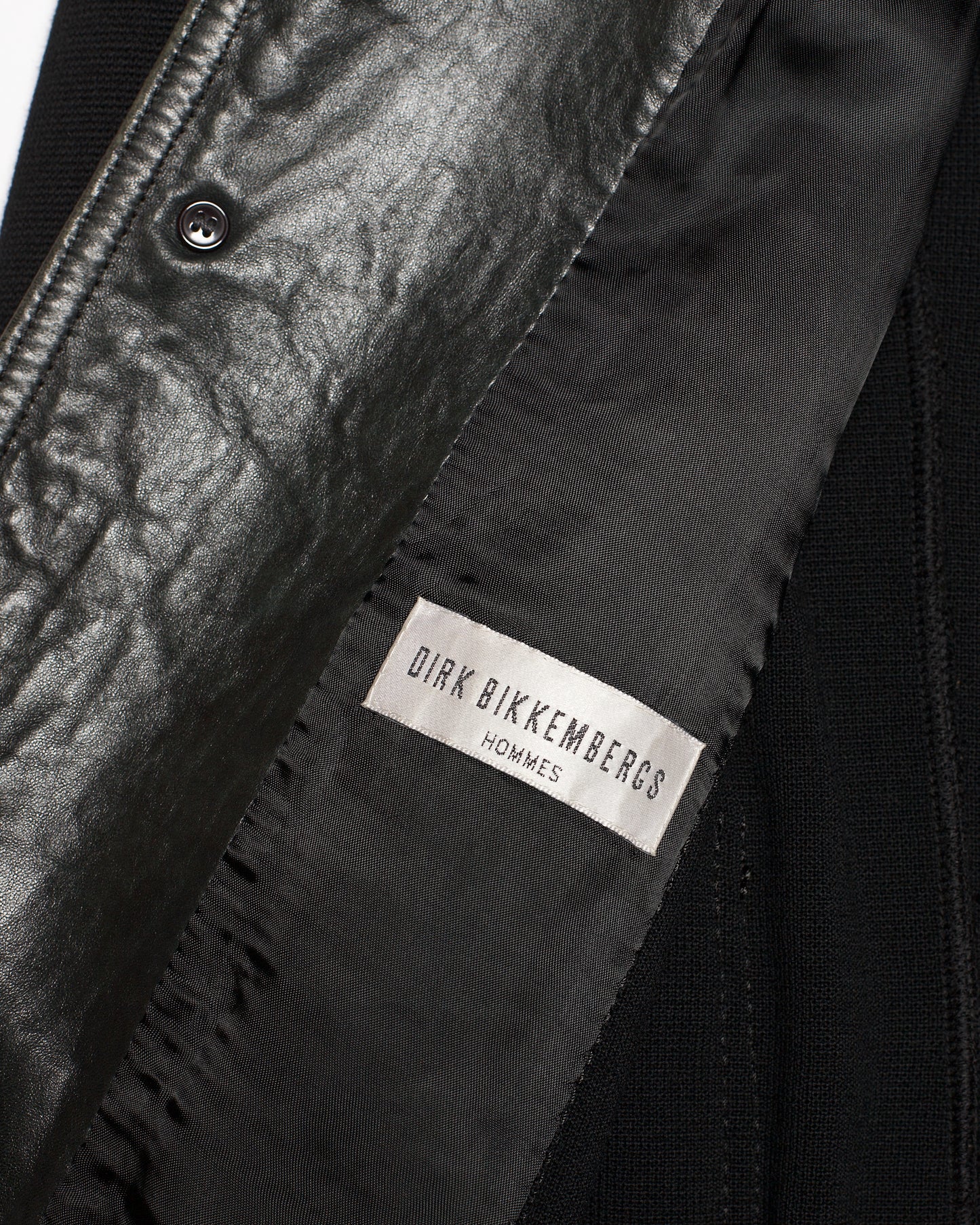 Dirk Bikkembergs Autumn-Winter 1991/92 Hybrid Leather Jacket