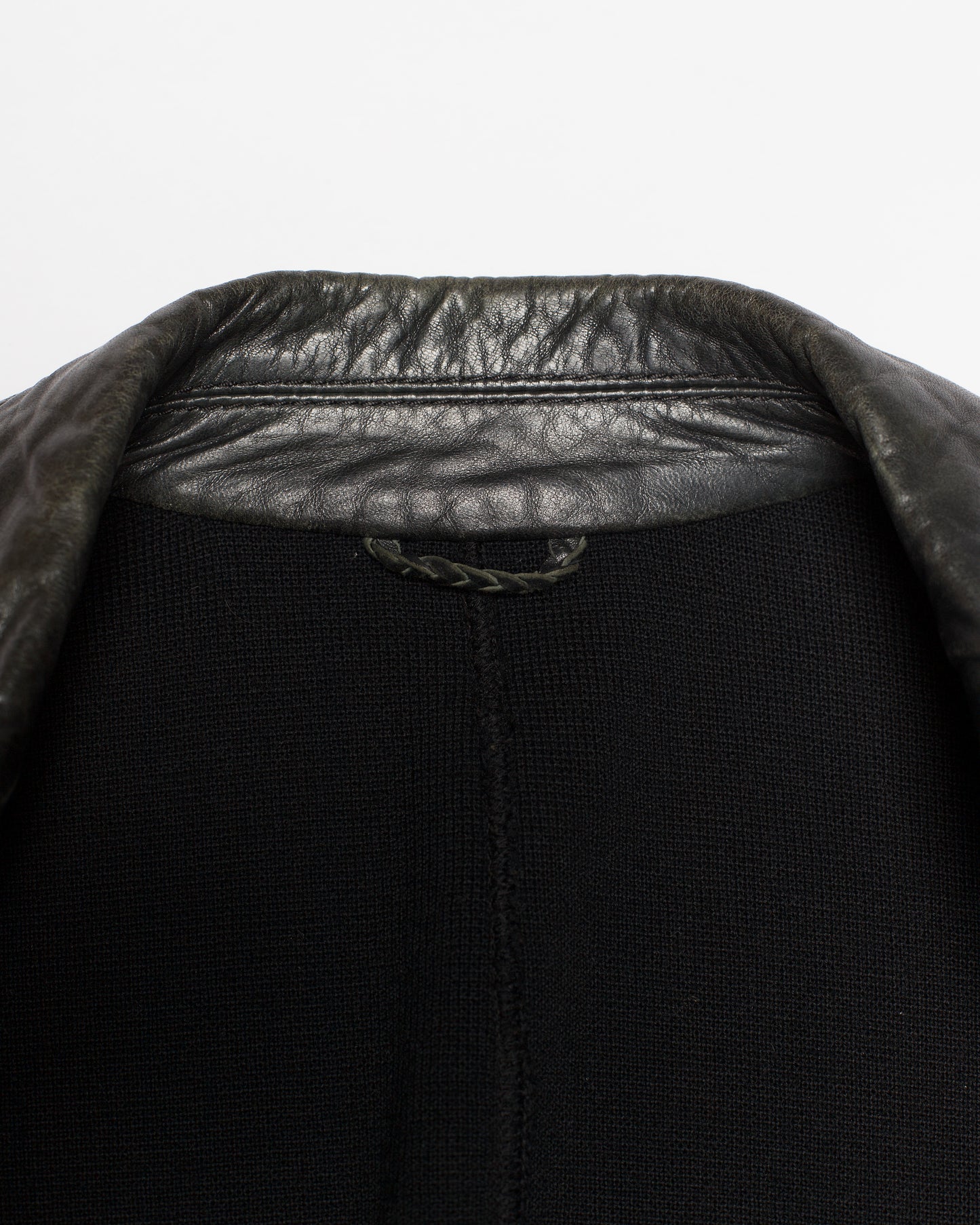 Dirk Bikkembergs Autumn-Winter 1991/92 Hybrid Leather Jacket