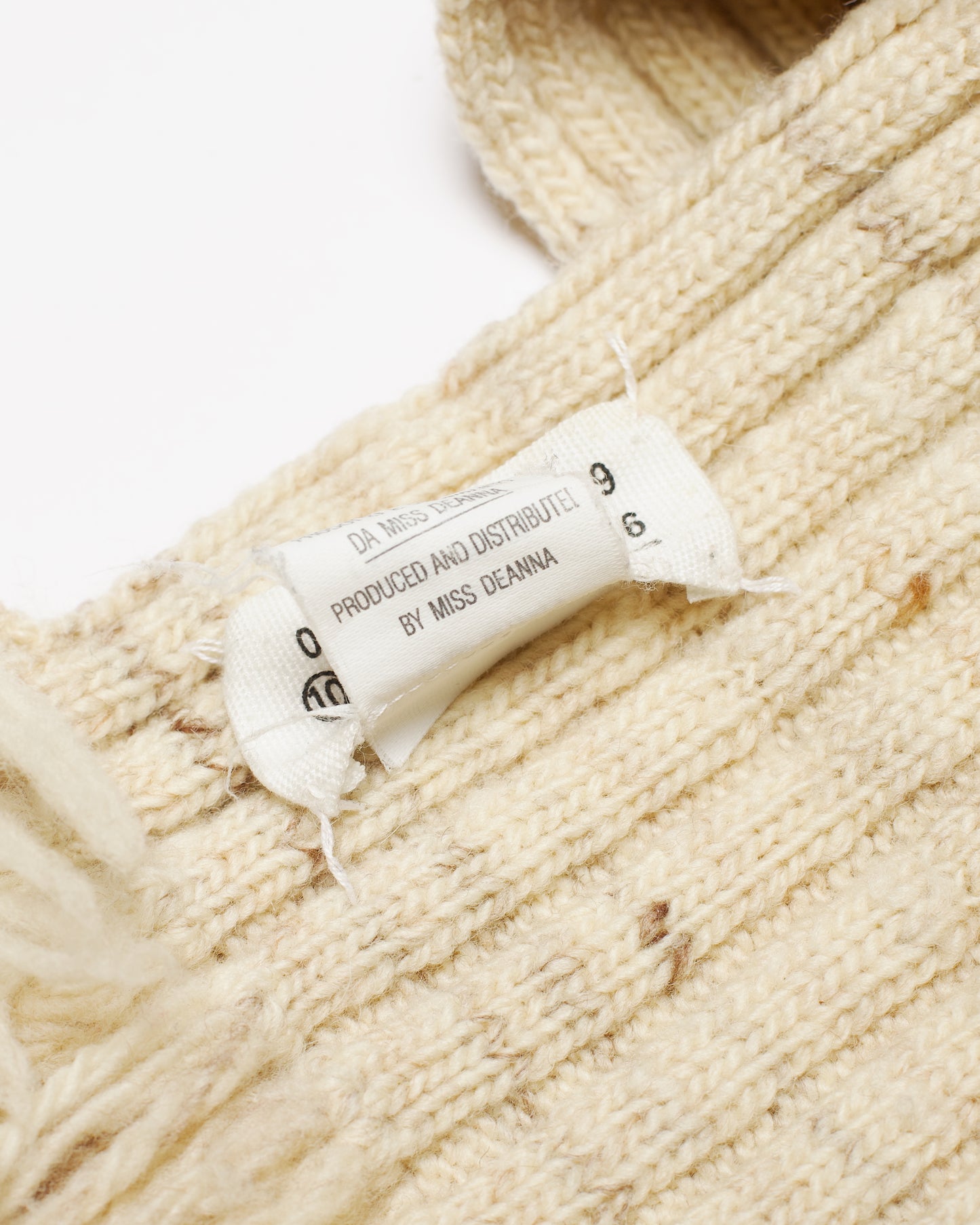 Martin Margiela Line 10 Miss Deanna Oversized Wool Scarf