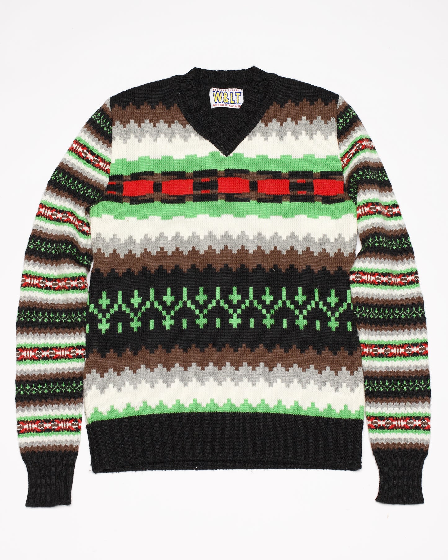 W&LT Digital Knit Sweater