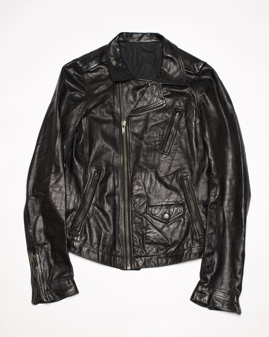 Rick Owens Olmar & Mirta Lamb Leather 'Stooges' Jacket