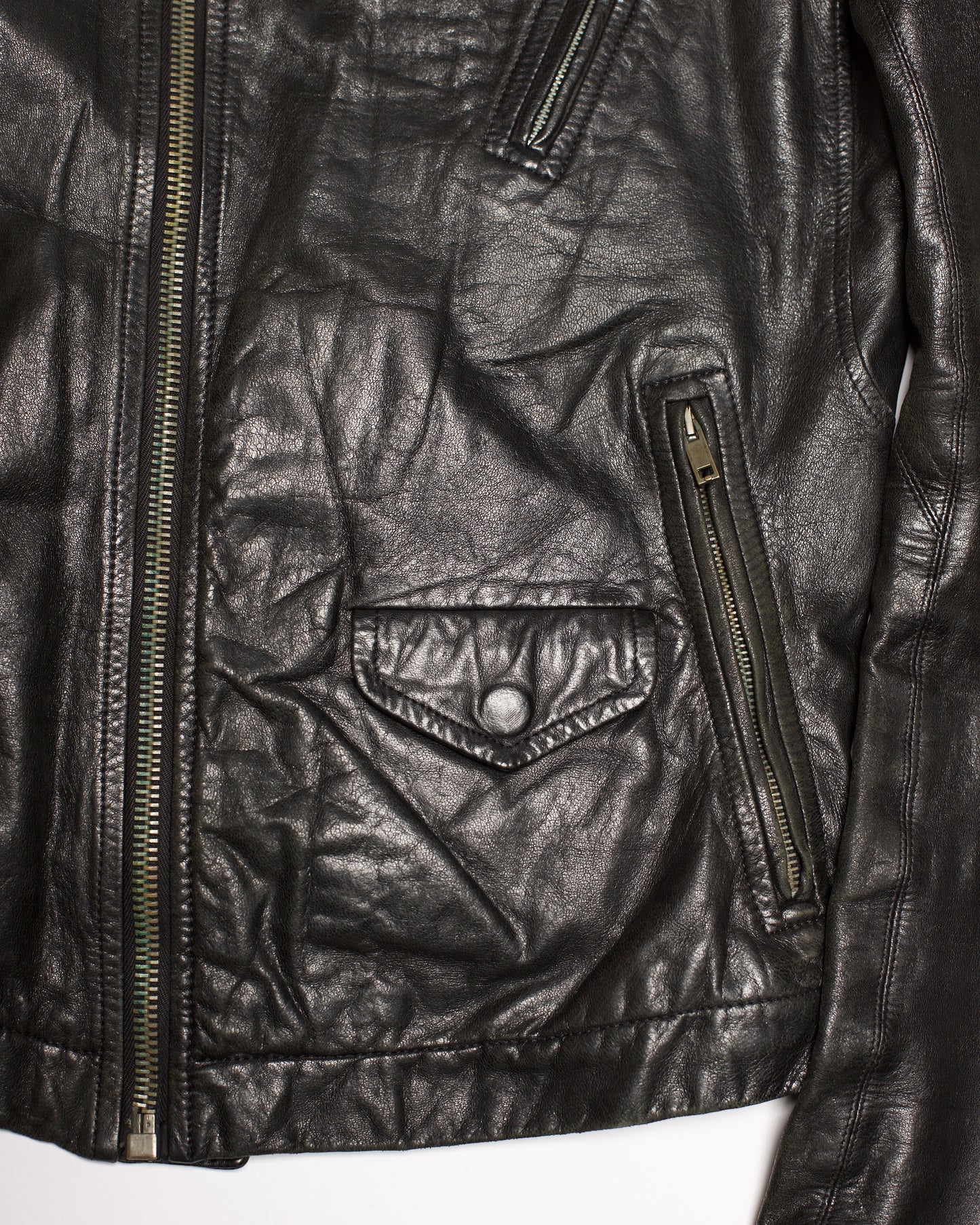 Rick Owens Olmar & Mirta Lamb Leather 'Stooges' Jacket