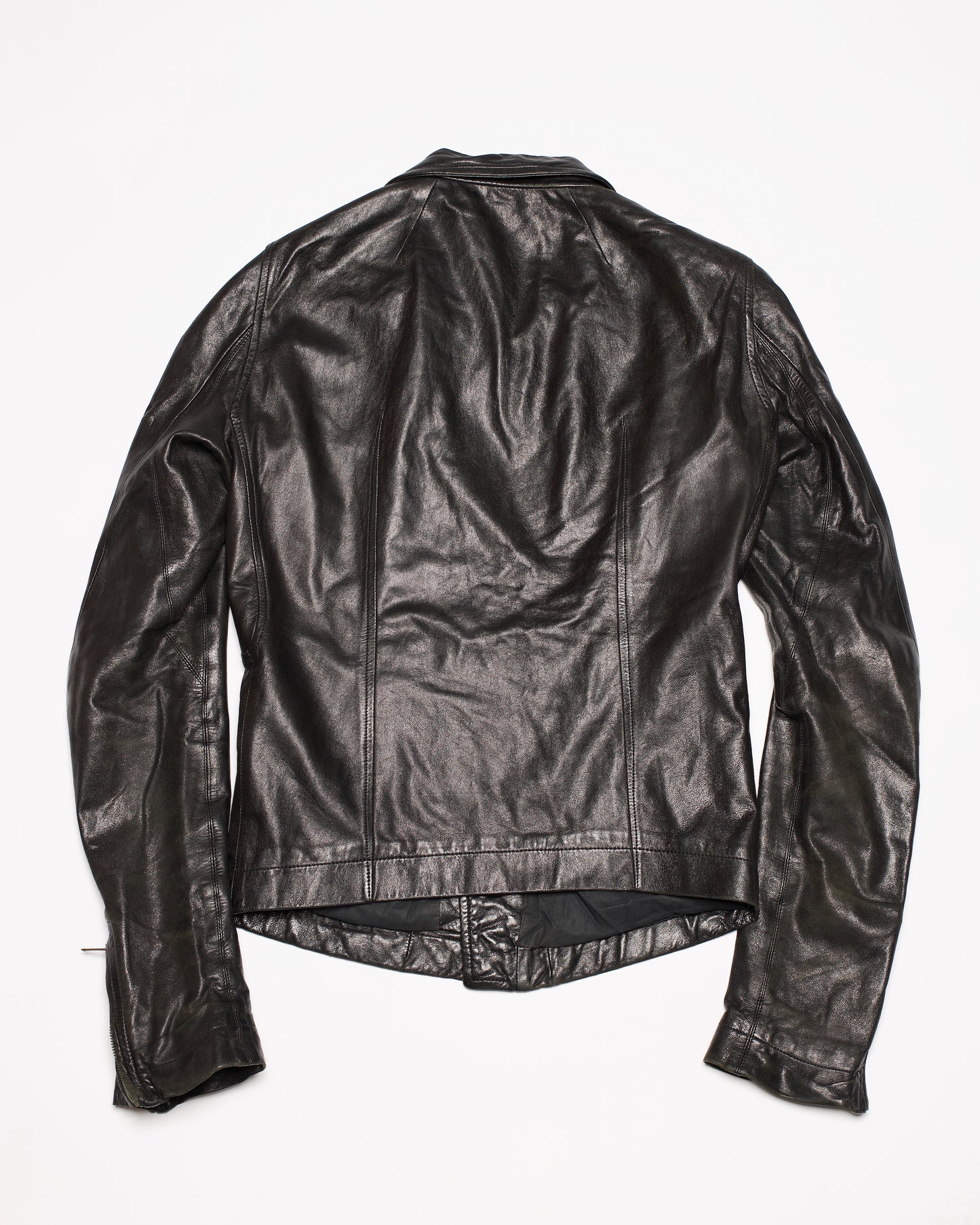 Rick Owens Olmar & Mirta Lamb Leather 'Stooges' Jacket