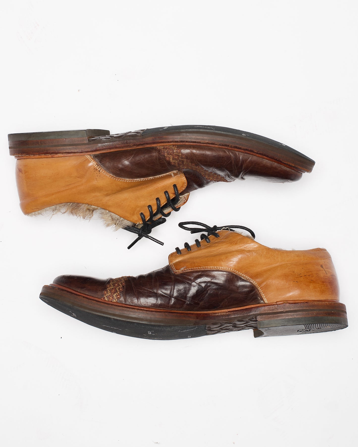 Number (N)ine Autumn-Winter 2002/03 'NOWHERE MAN' Fur Lined Oxfords