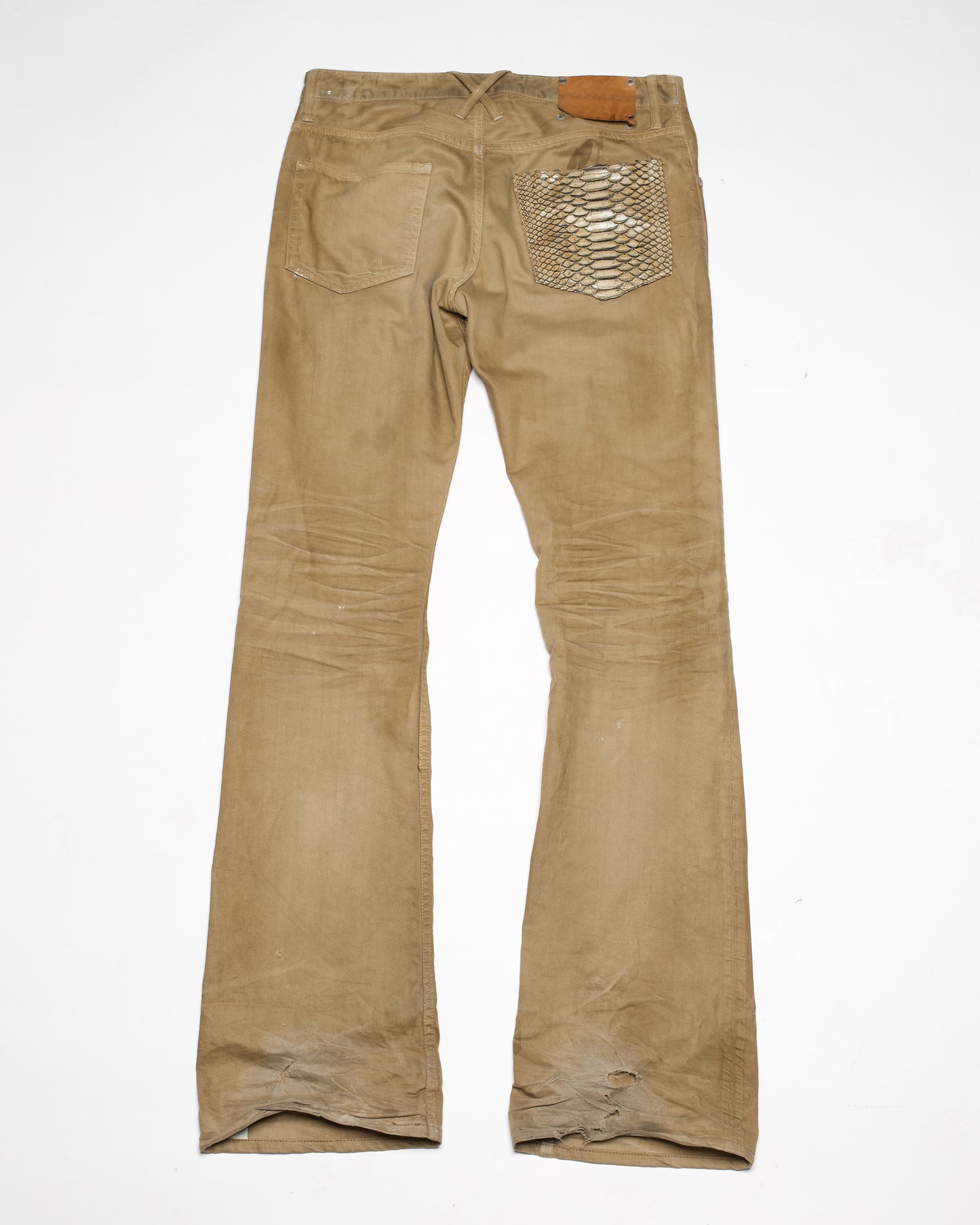 Isamu Katayama Backlash Snakeskin Pants