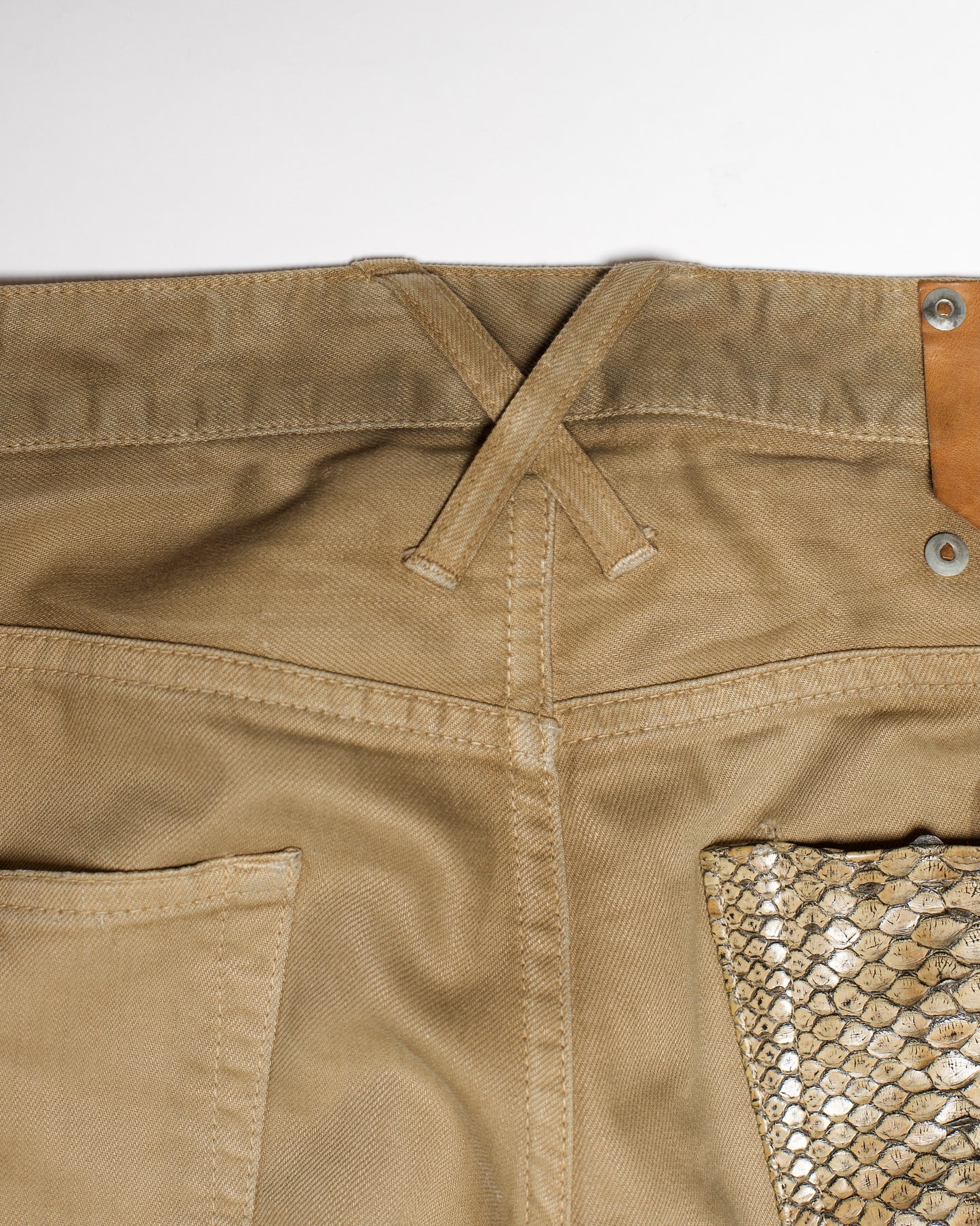 Isamu Katayama Backlash Snakeskin Pants