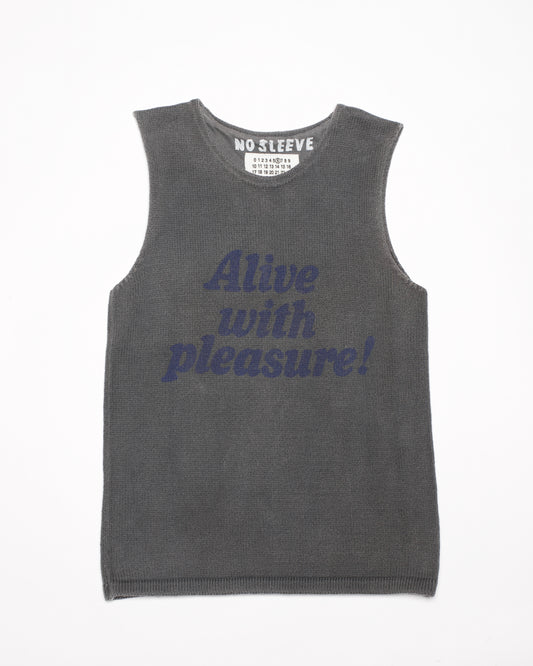 Martin Margiela Line 6 Miss Deanna “Alive With Pleasure”针织背心