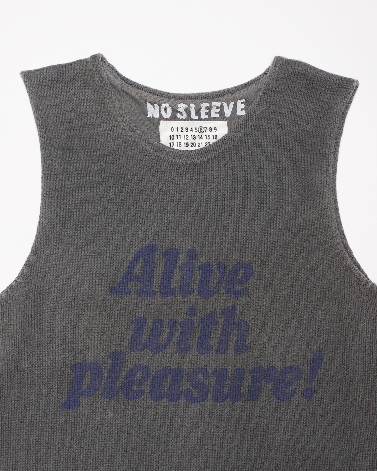Martin Margiela Line 6 Miss Deanna “Alive With Pleasure”针织背心