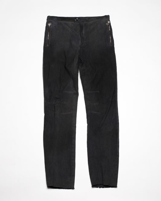 Dirk Schönberger Suede Leather Pants