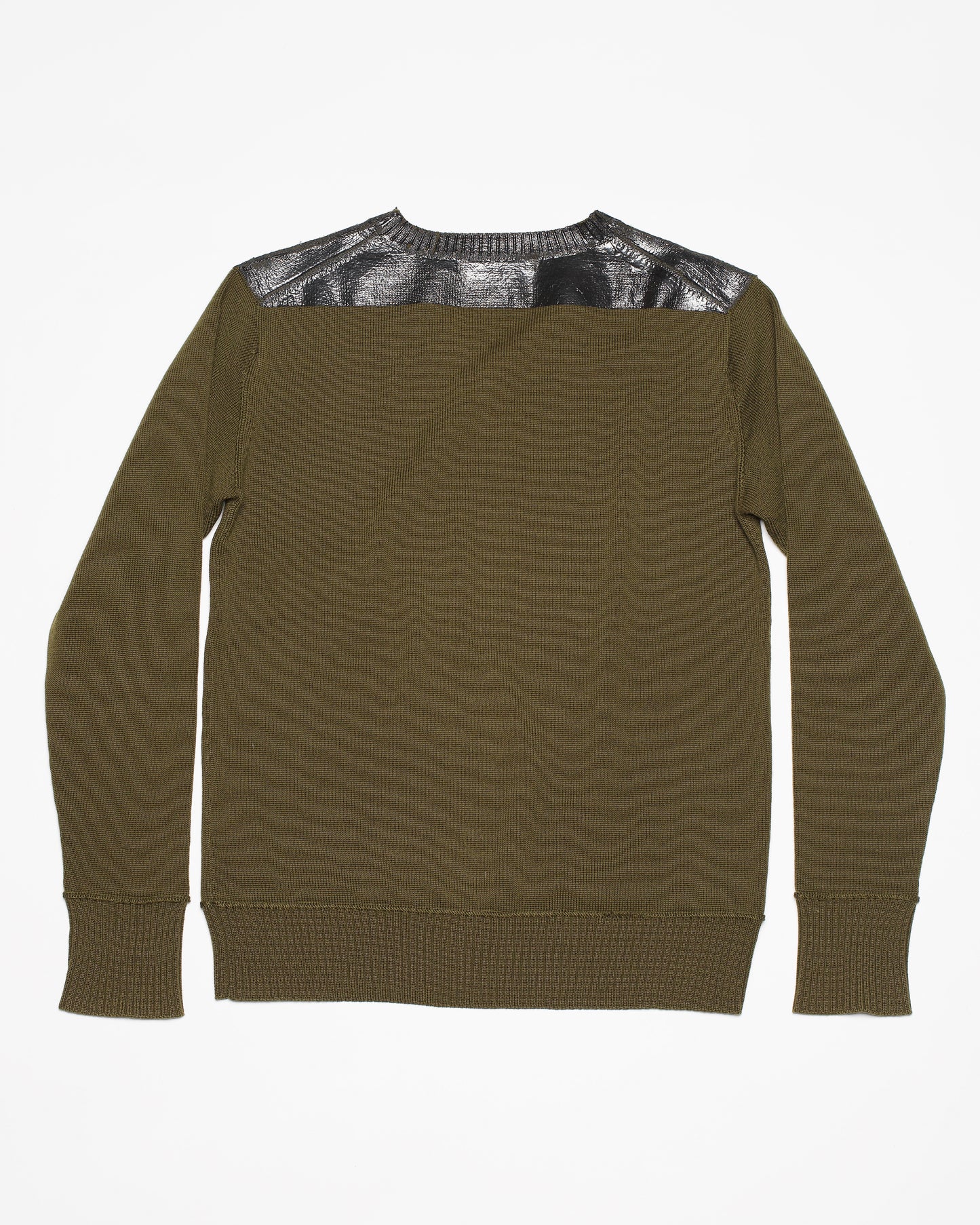 岛崎龙一郎彩绘V领毛衣