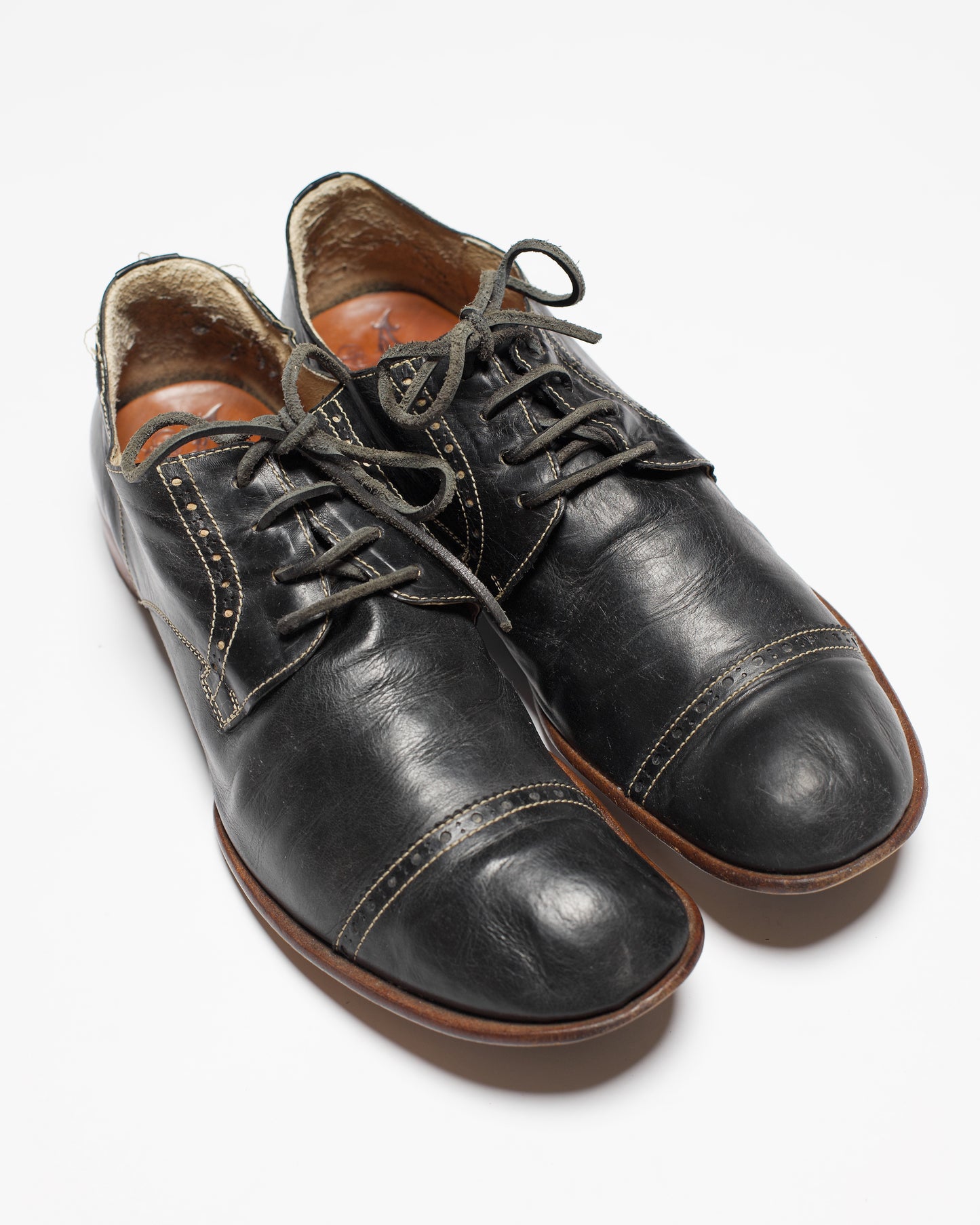 丸山恭司尖头牛津鞋