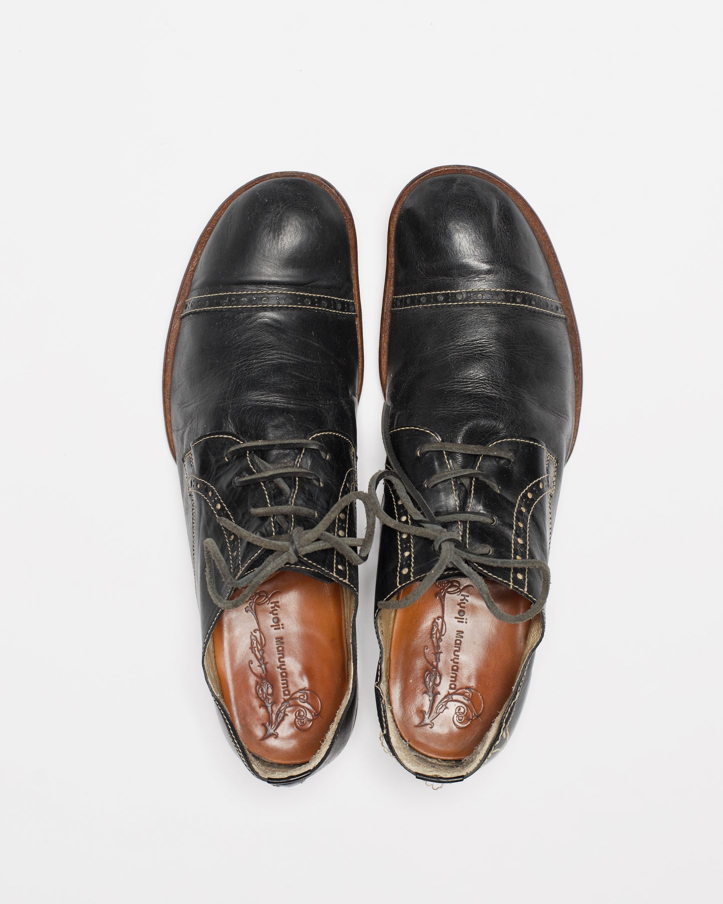 丸山恭司尖头牛津鞋