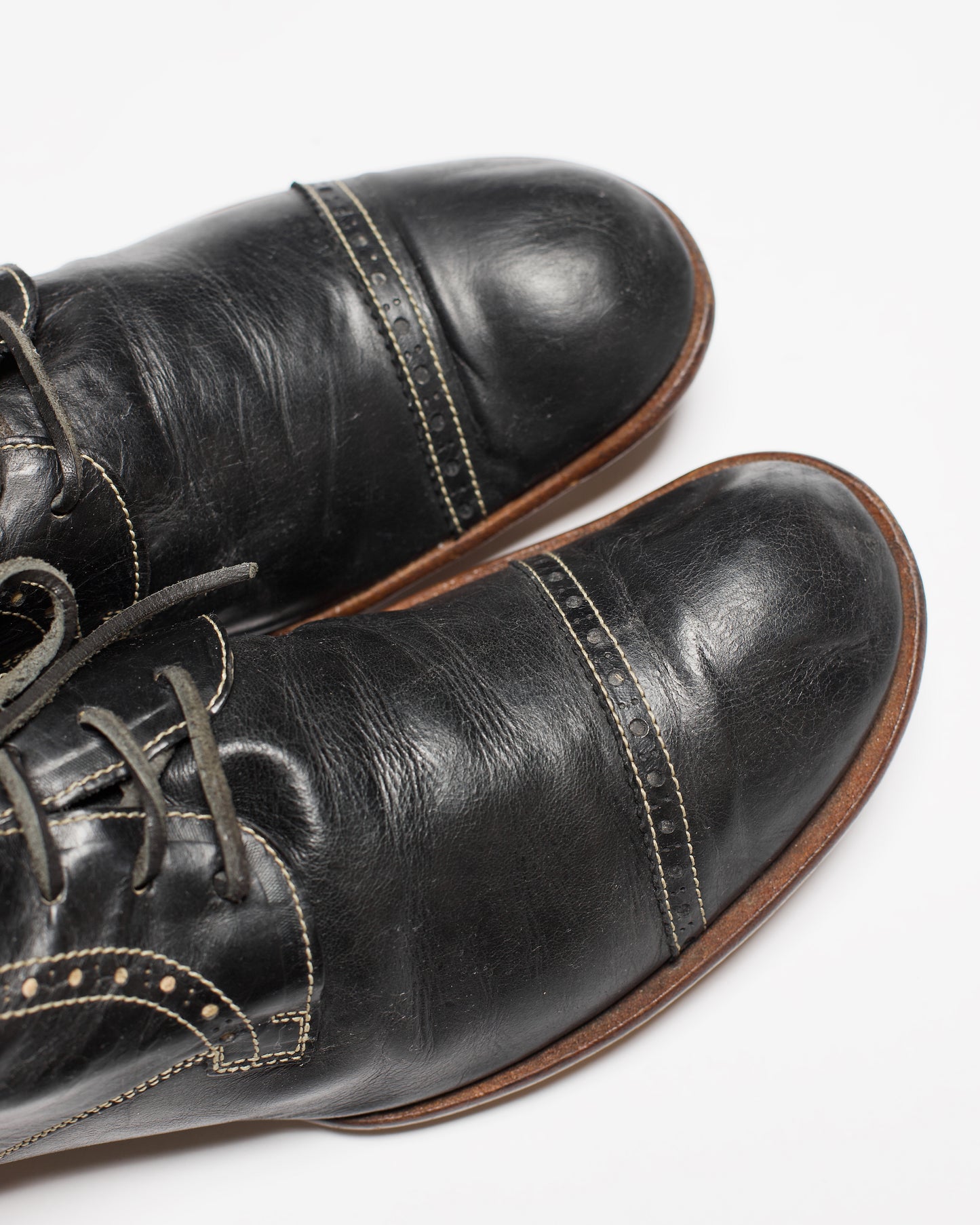 丸山恭司尖头牛津鞋