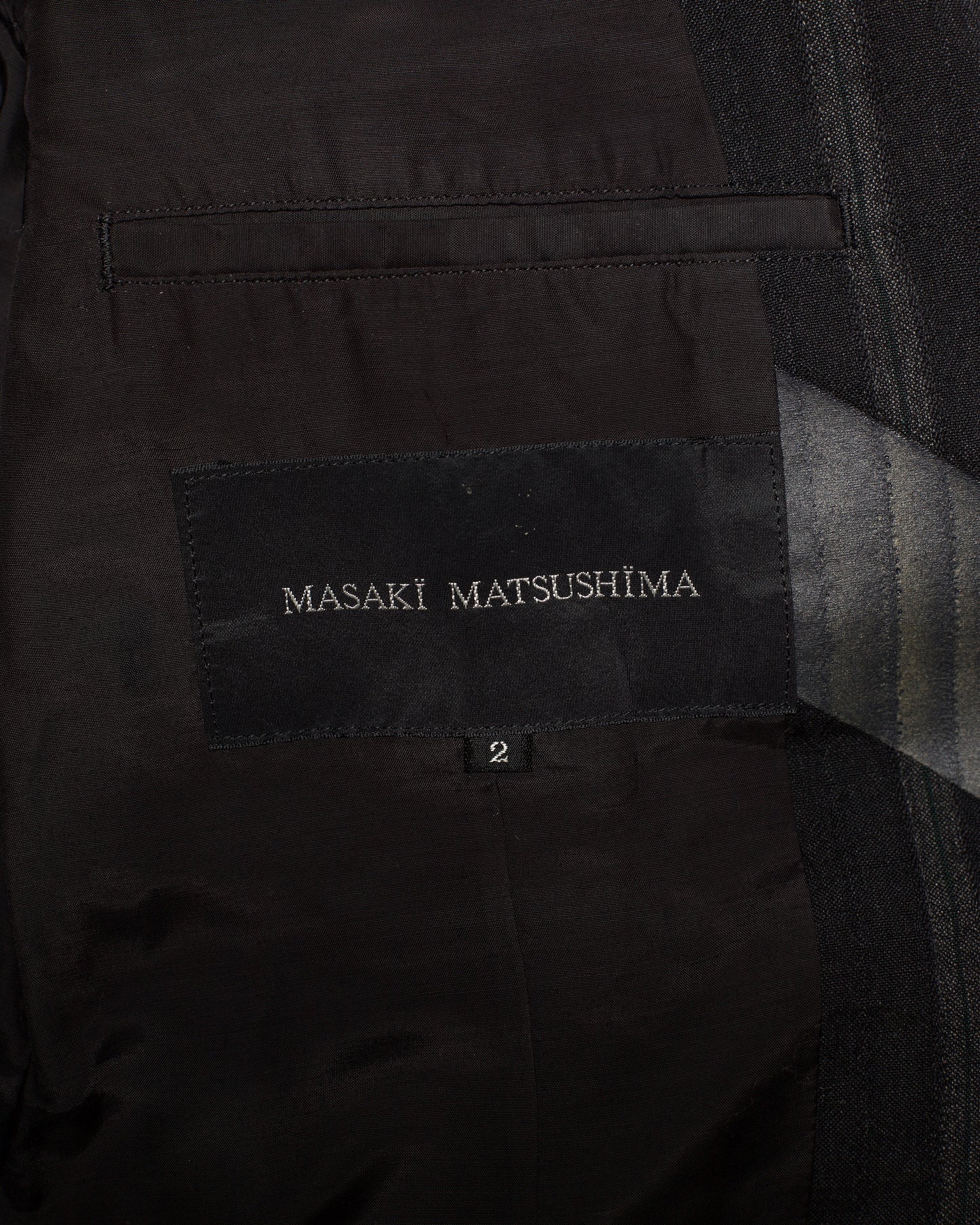 Masaki Matsushima Autumn-Winter 1998/99 Tape Line Blazer