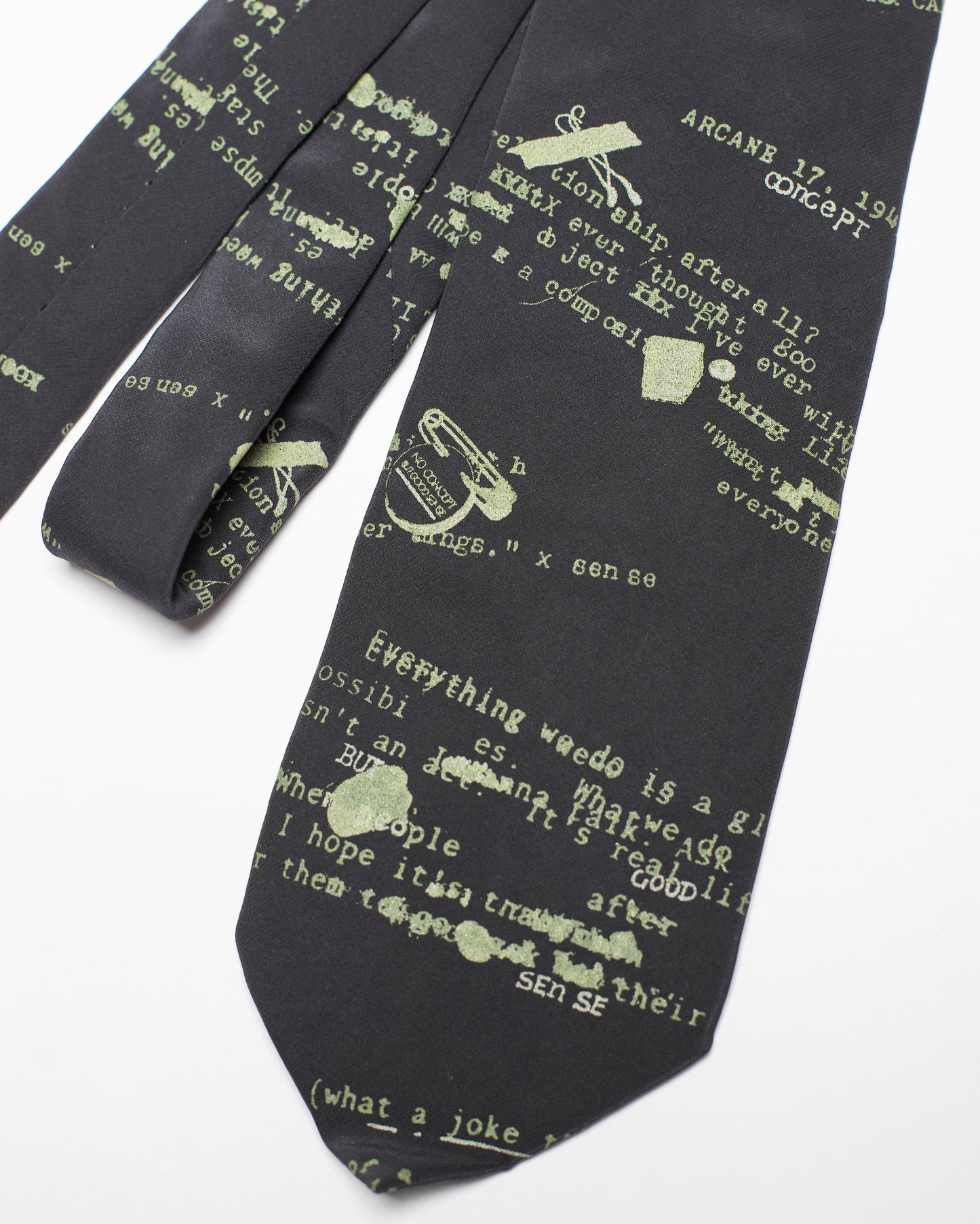 No Concept But Good Sense Cyber Graphic Neck Tie