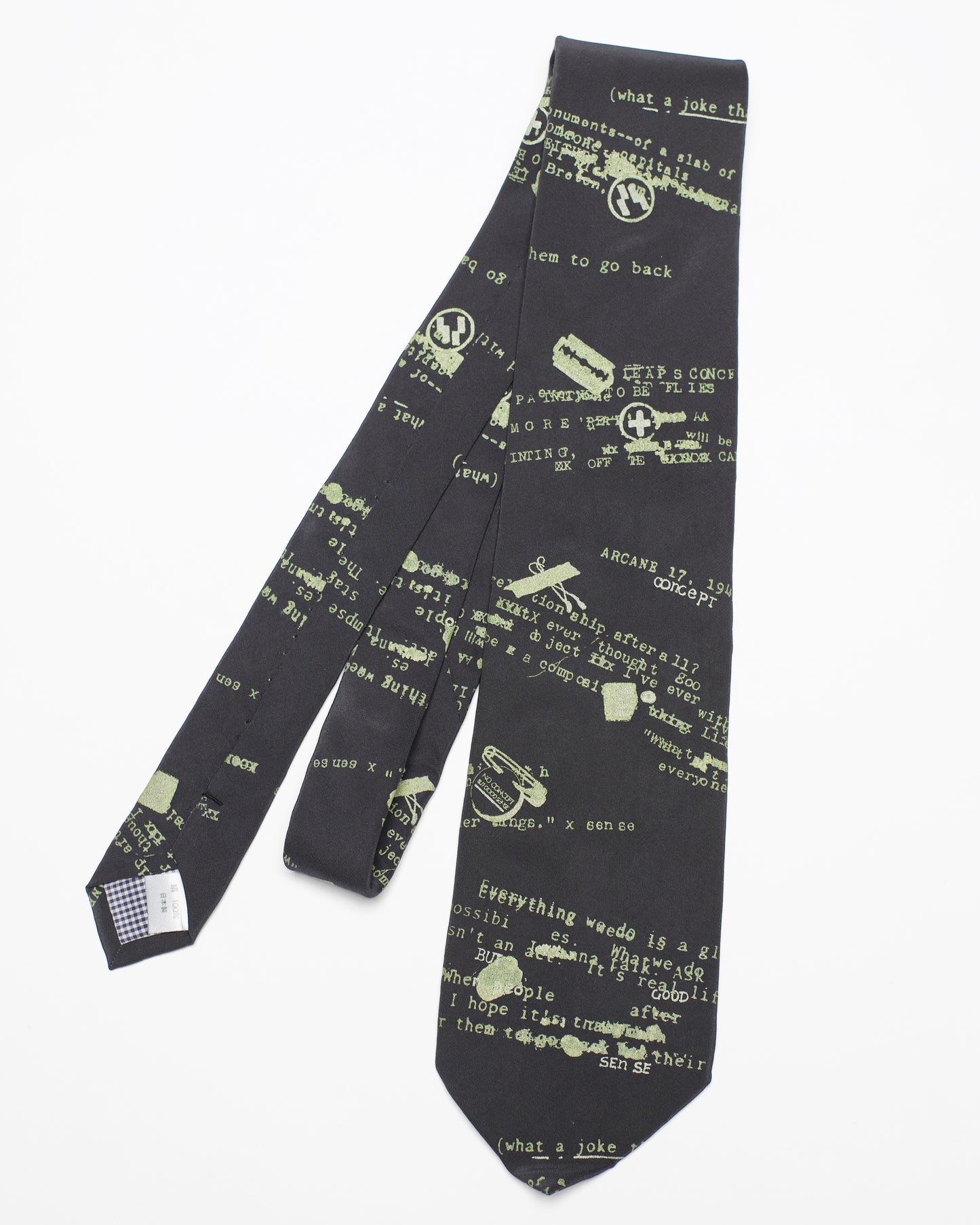 No Concept But Good Sense Cyber Graphic Neck Tie