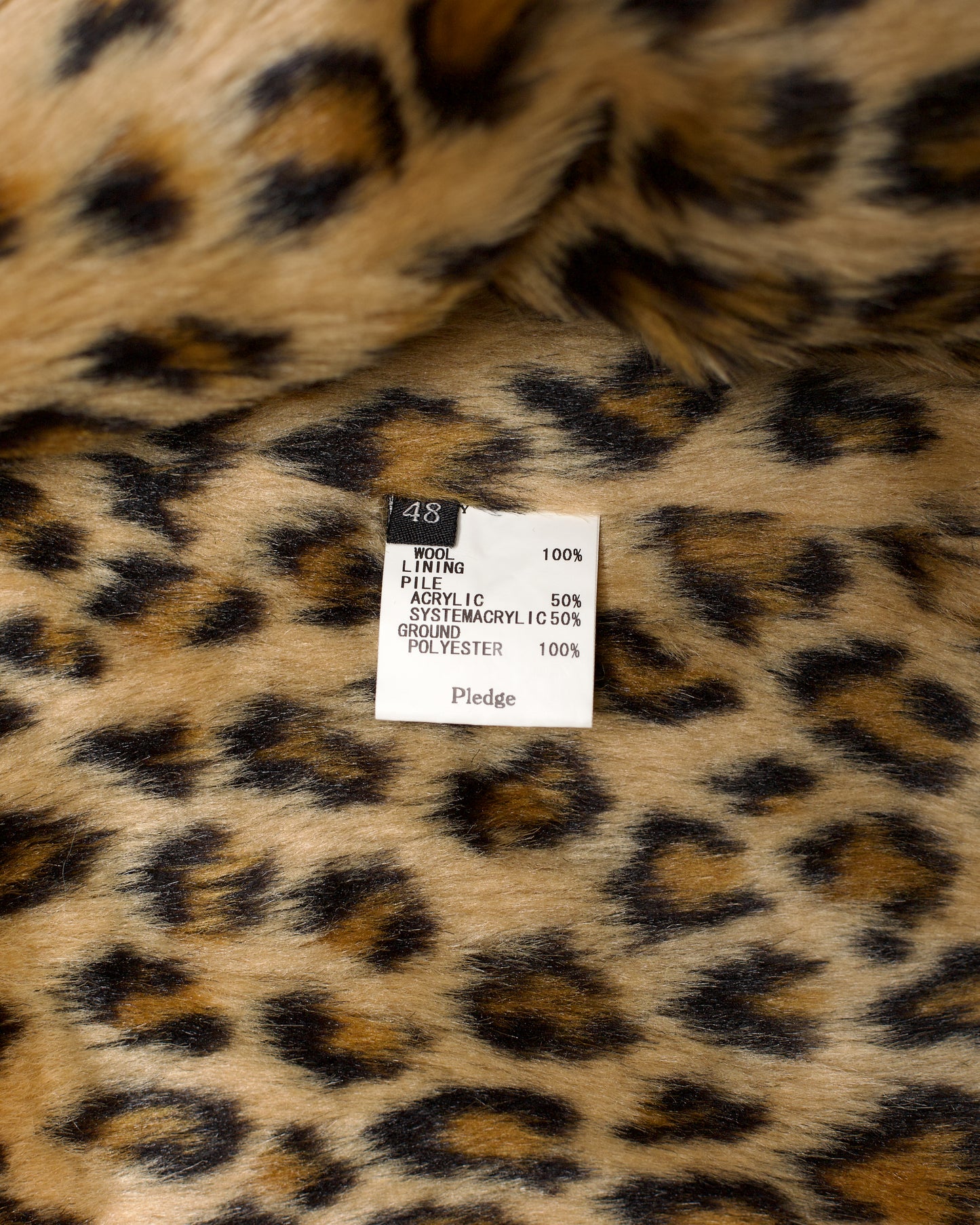 Pledge Leopard Print Boa Vest