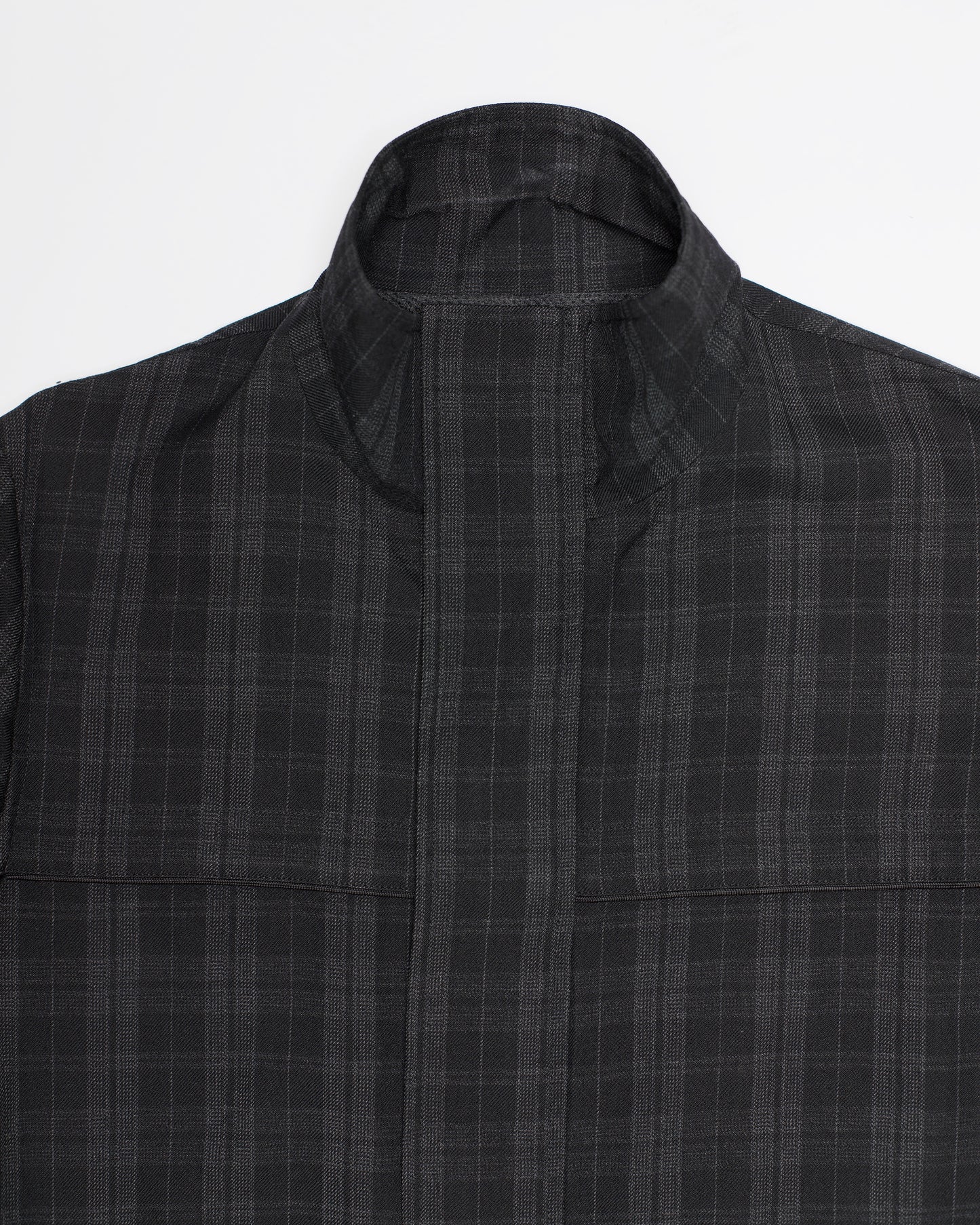 Ryuichiro Shimazaki Funnel Neck Mac Jacket