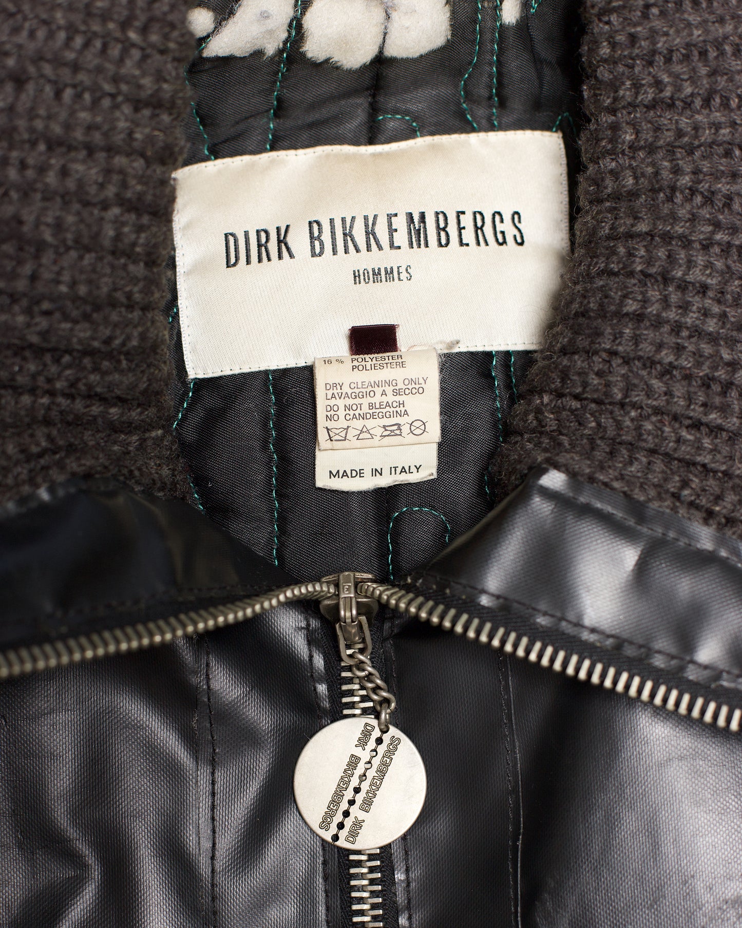 Dirk Bikkembergs Hommes Autumn-Winter 1992/93 Nitrile Heavy Jacket