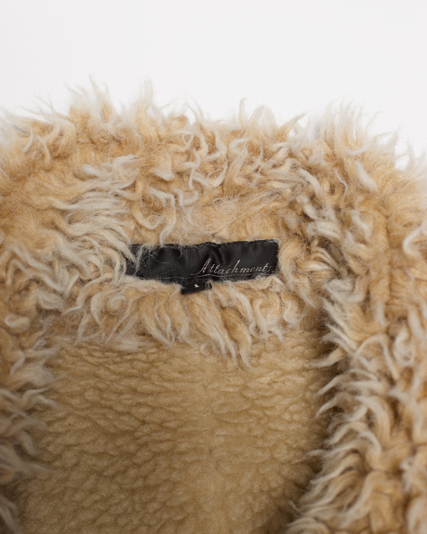 Attachment Boa Fur Zip Jacket