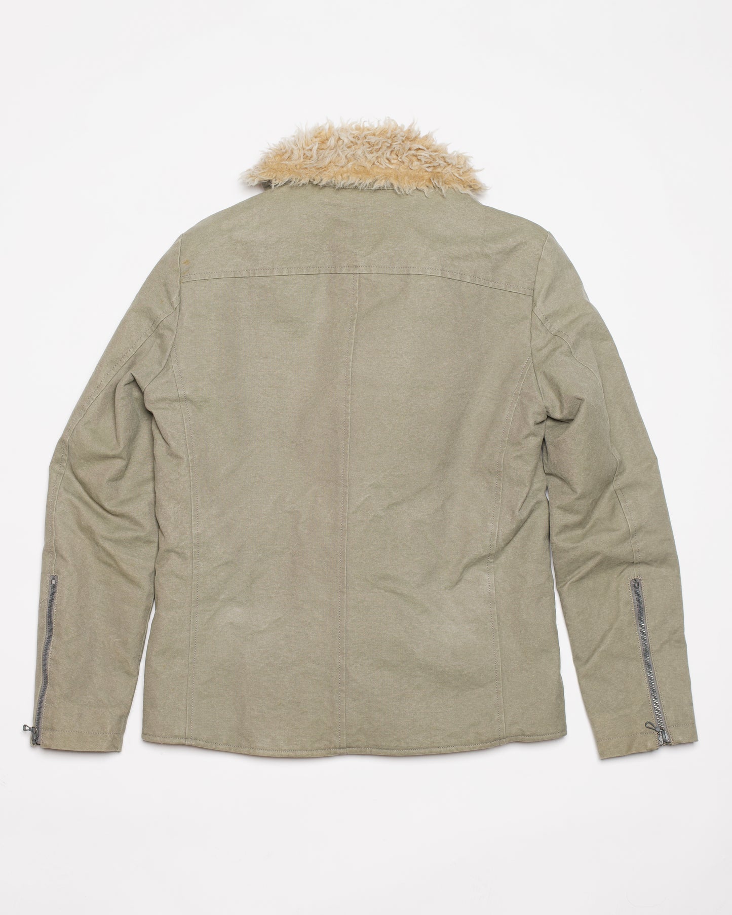 Attachment Boa Fur Zip Jacket