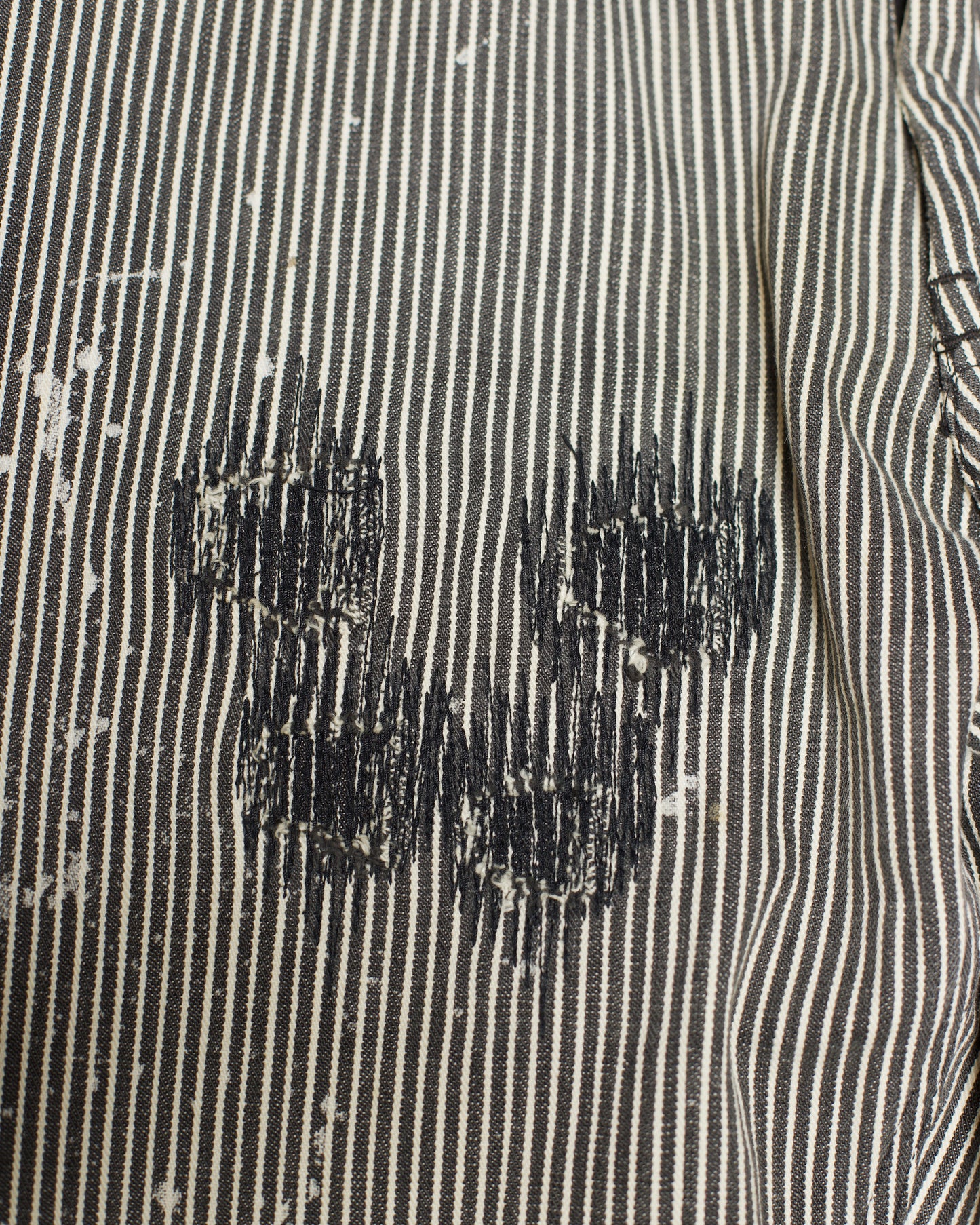 Number (N)ine Autumn-Winter 2001/02 "Standards" Hickory Repaired Pants