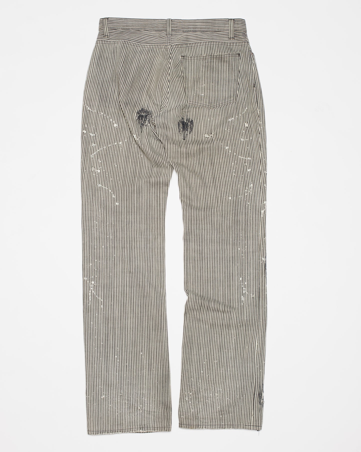 Number (N)ine Autumn-Winter 2001/02 "Standards" Hickory Repaired Pants