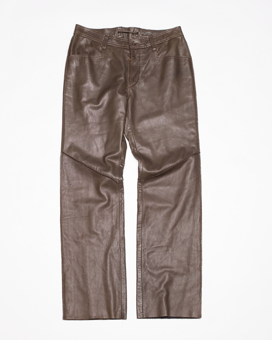 Martin Margiela Autumn-Winter 2005/06 Line 10 Bowtie Leather Pants