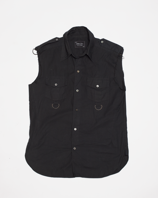 Number (N)ine Spring-Summer 2004 Sleeveless Military Shirt