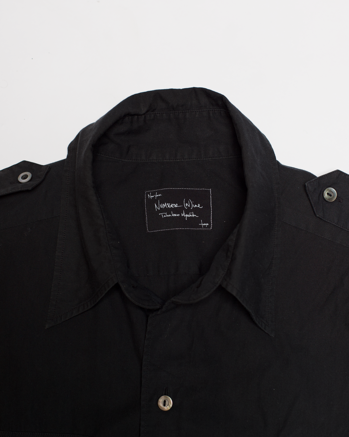 Number (N)ine Spring-Summer 2004 Sleeveless Military Shirt
