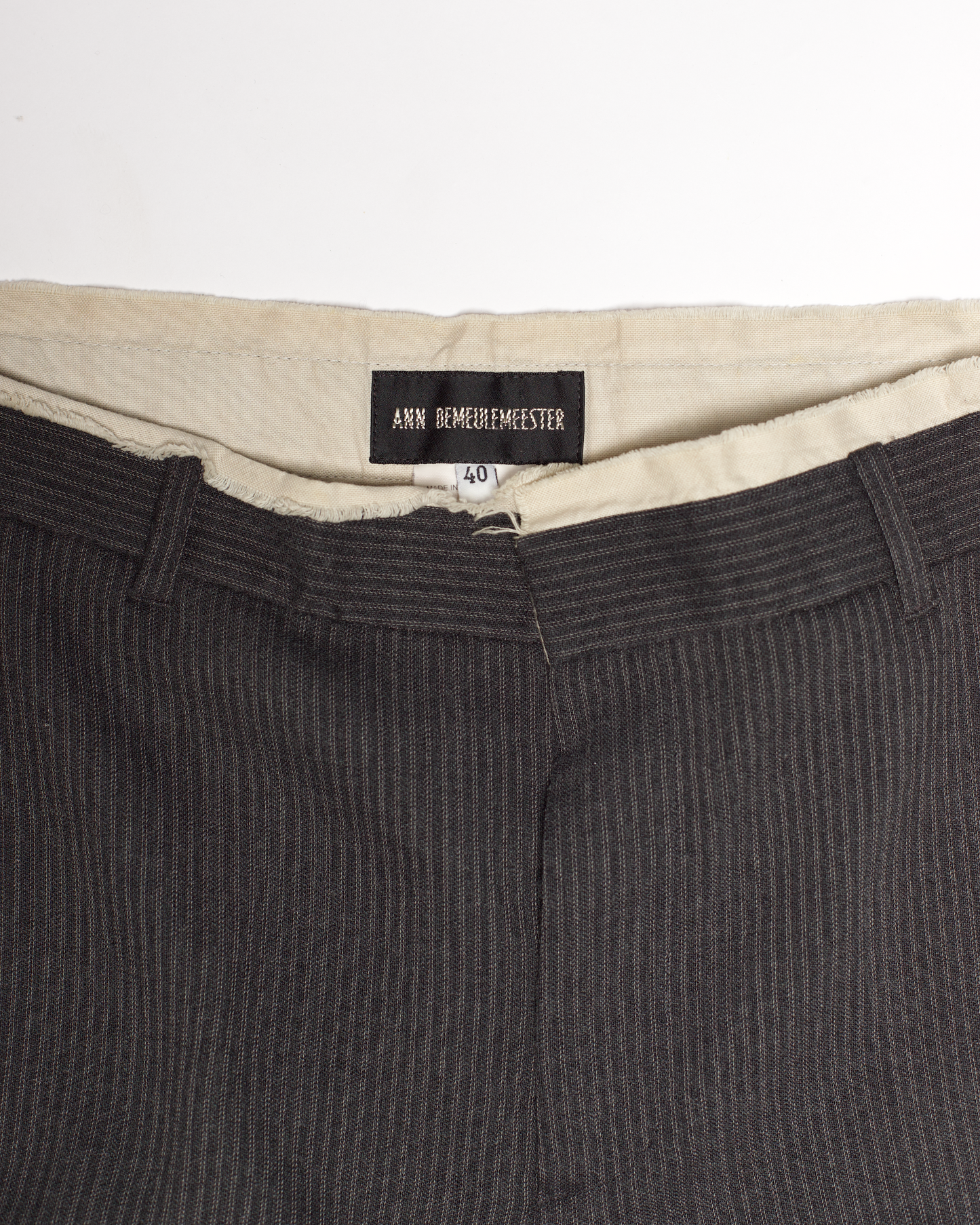 Ann Demeulemeester Autumn-Winter 1997/98 Wool Pinstripe Trousers