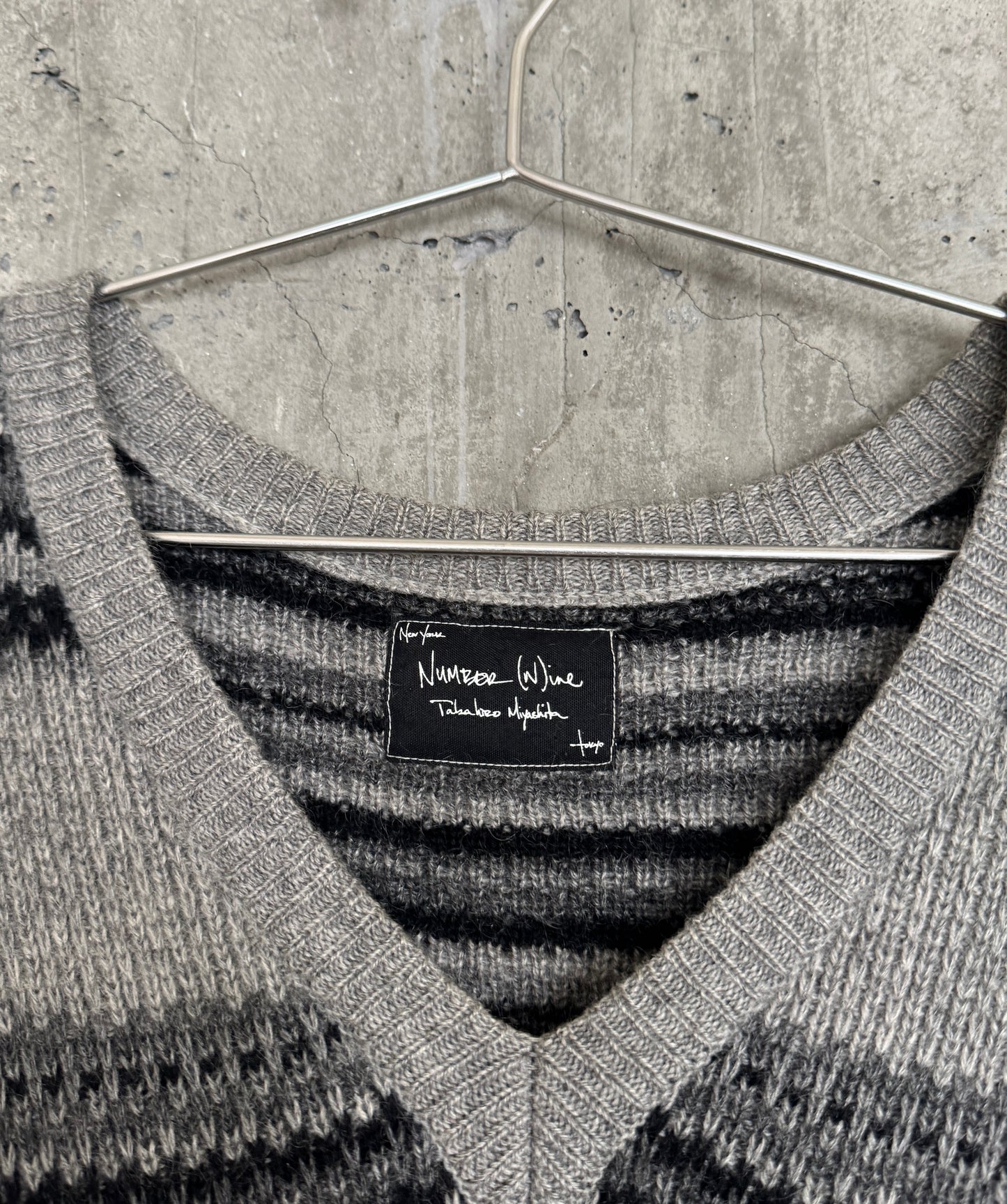 Number (N)ine FW 07 Cashmere Sweater Vest