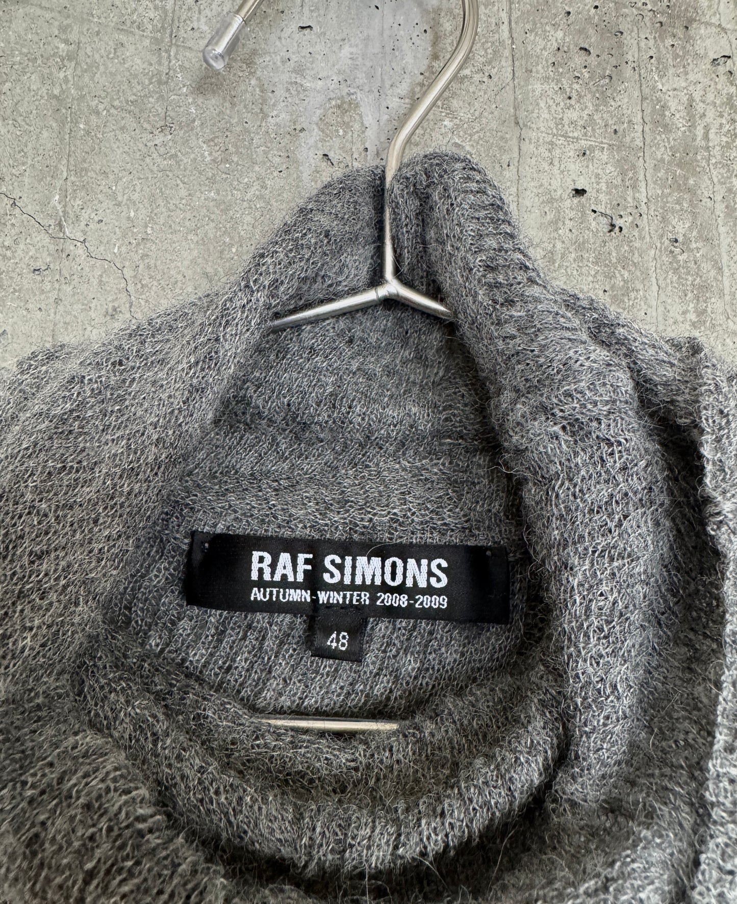 Raf Simons AW 2008-2009 Crumpled Geometric Sweater